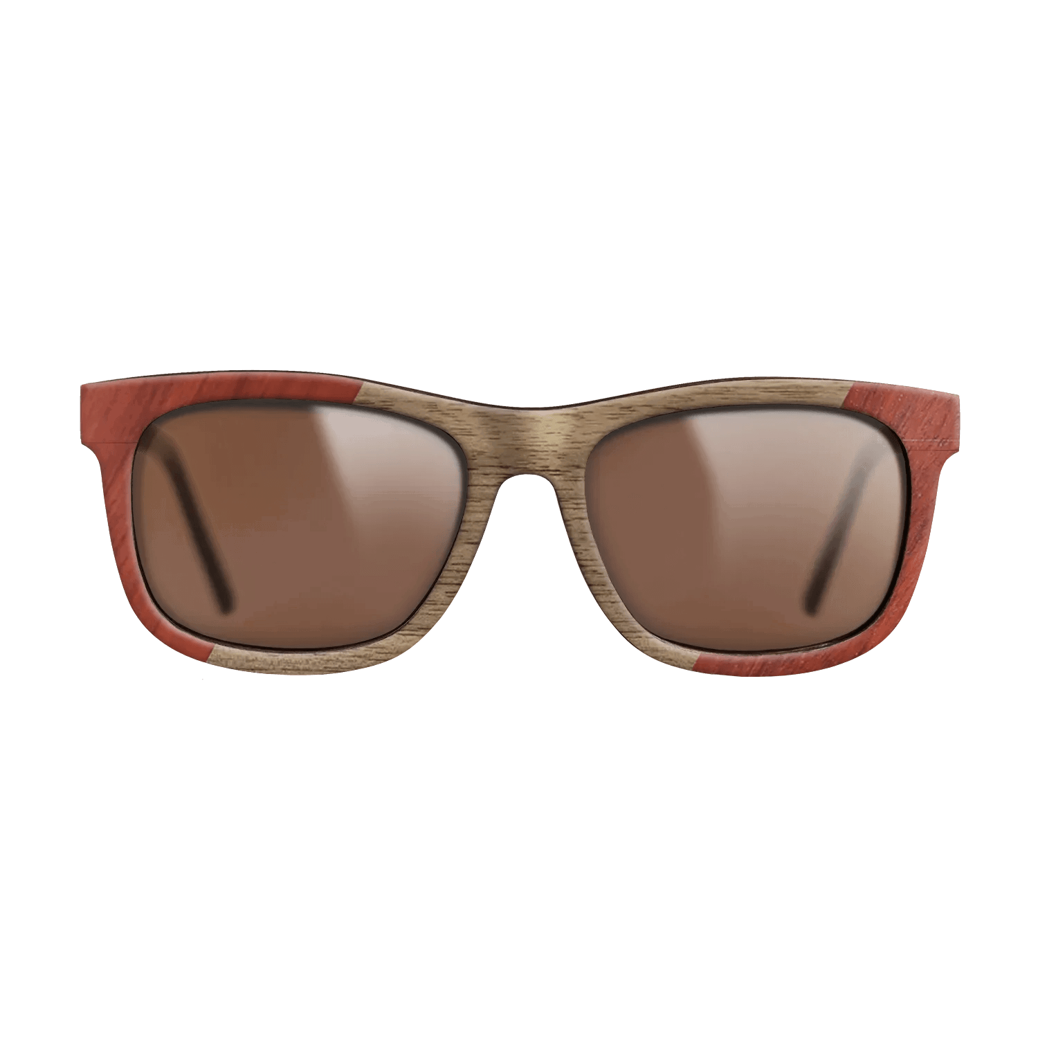 Fumed Oak,Poplar Dyed: Red,Walnut: Straight Grain: Angle Cut - The Hero - Square - SIRIS wood optic