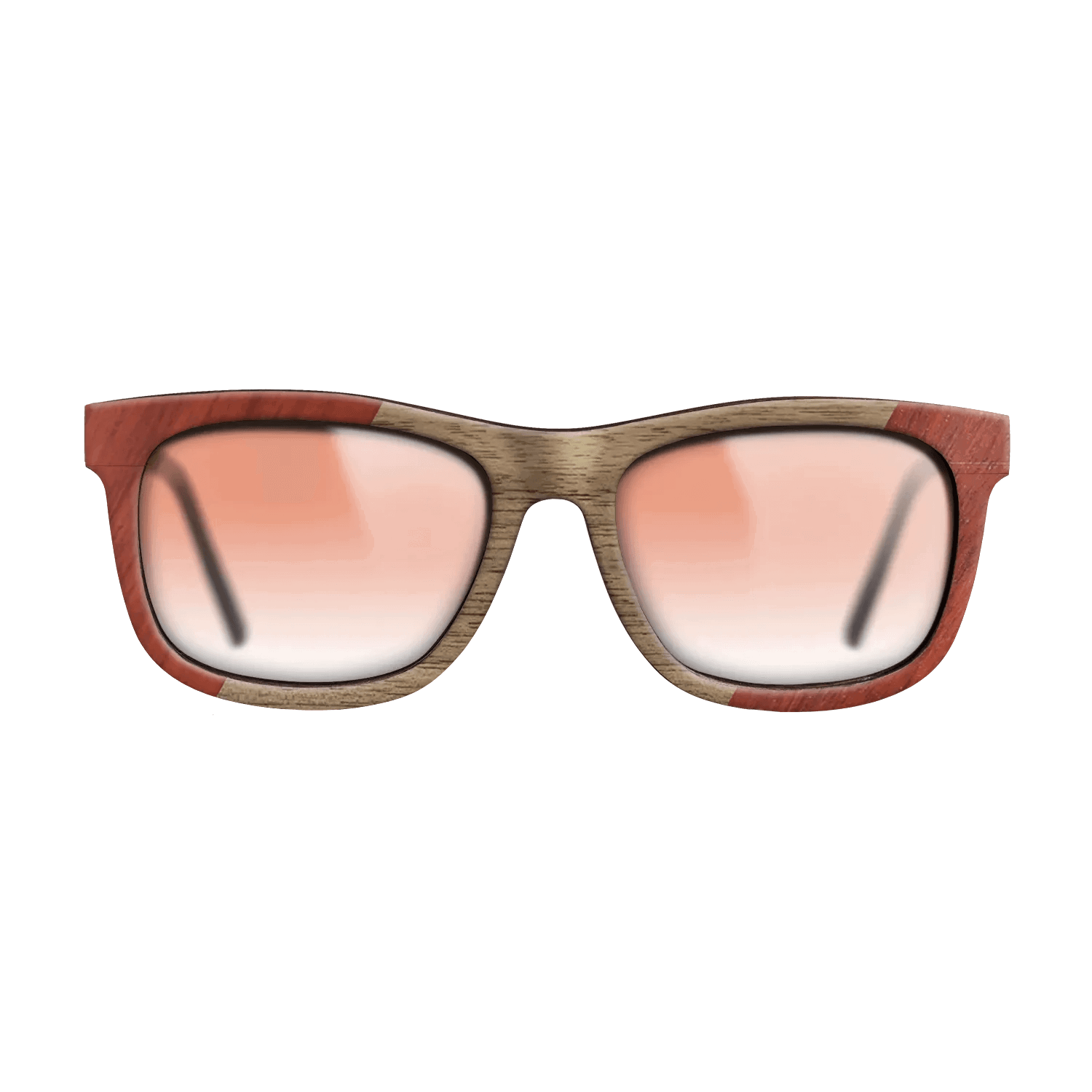 Fumed Oak,Poplar Dyed: Red,Walnut: Straight Grain: Angle Cut - The Hero - Square - SIRIS wood optic