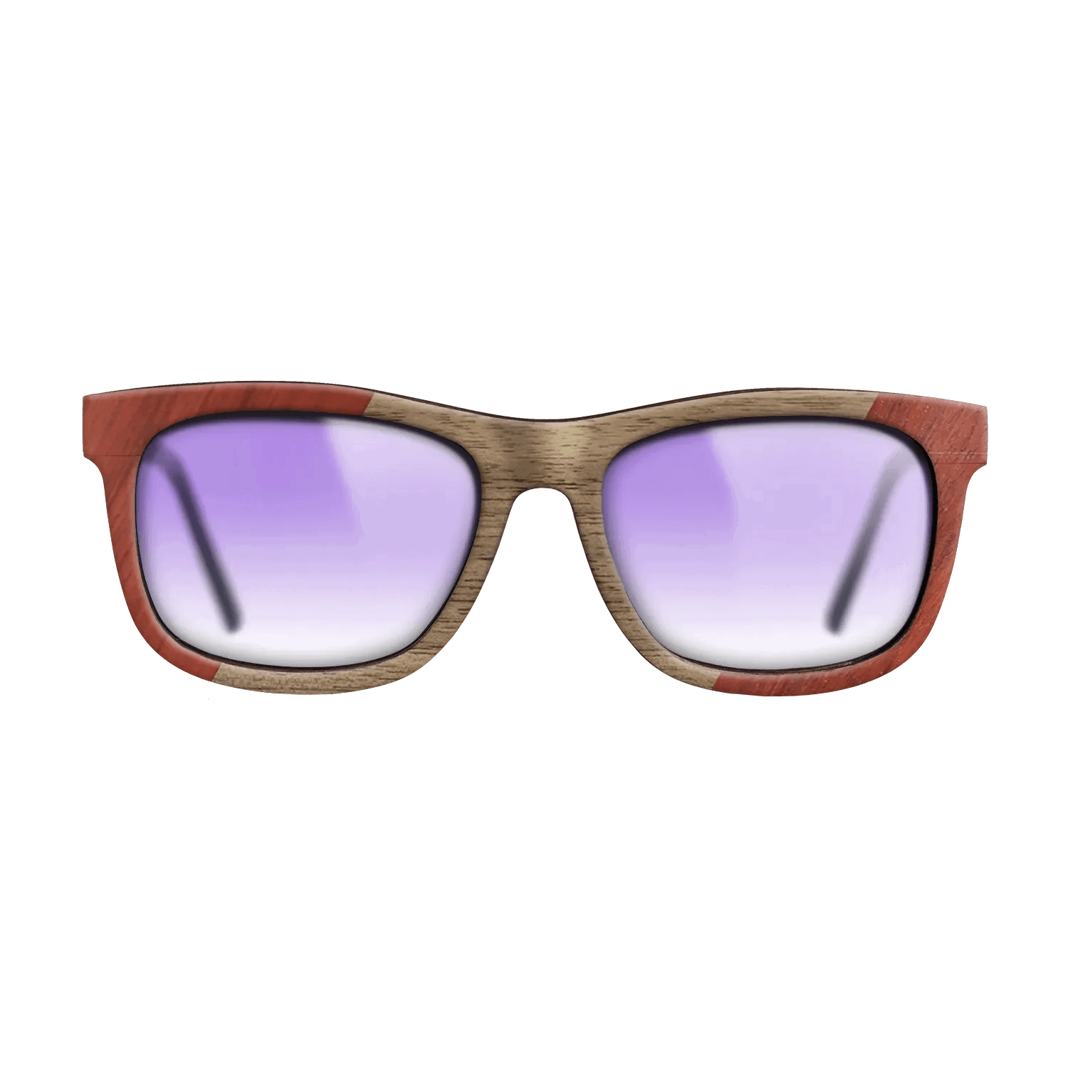 Fumed Oak,Poplar Dyed: Red,Walnut: Straight Grain: Angle Cut - The Hero - Square - SIRIS wood optic