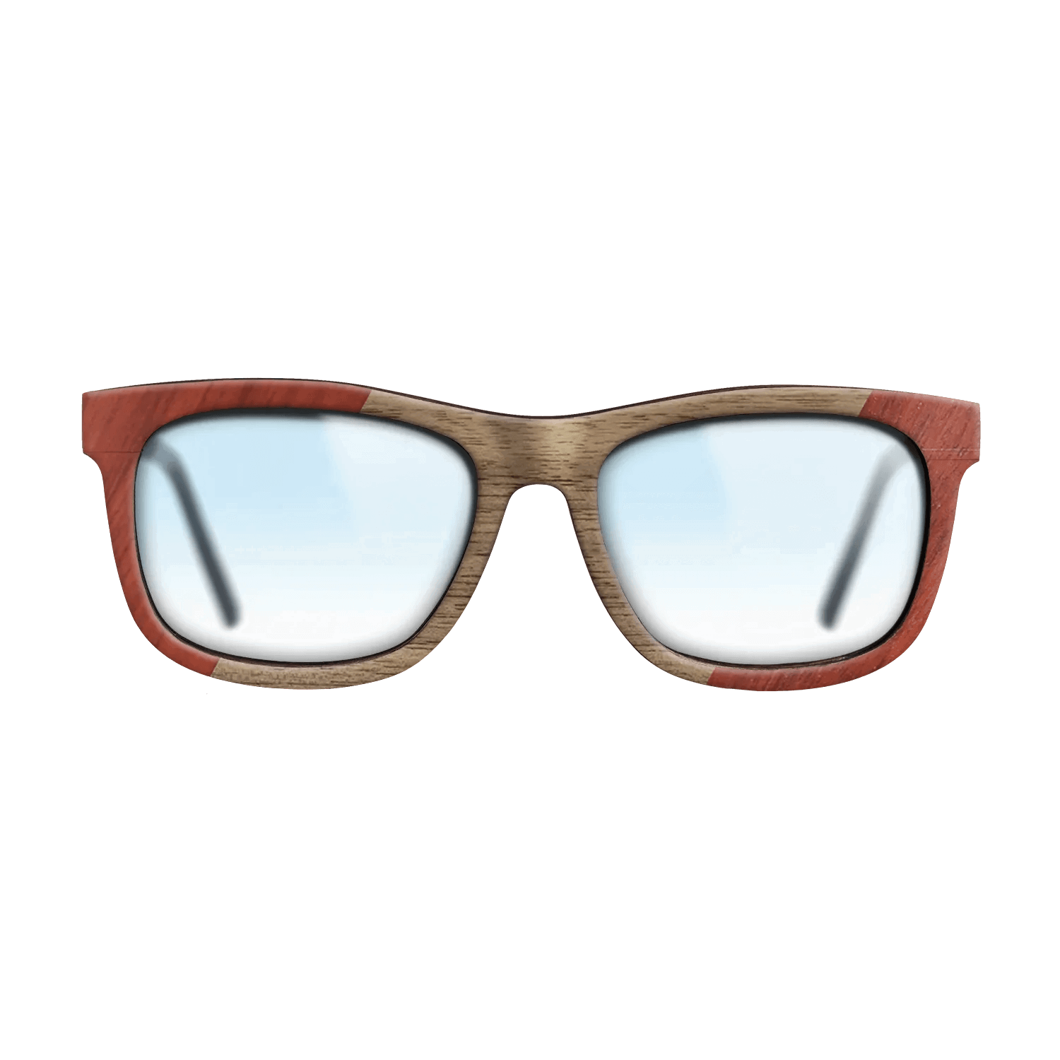 Fumed Oak,Poplar Dyed: Red,Walnut: Straight Grain: Angle Cut - The Hero - Square - SIRIS wood optic