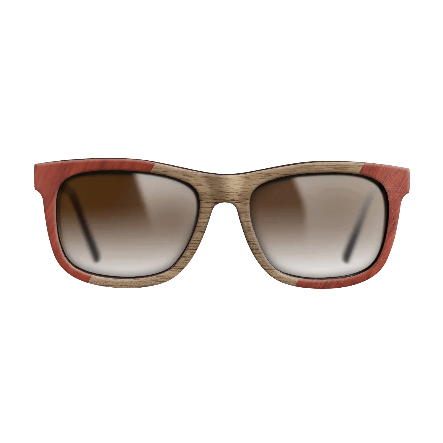 Fumed Oak,Poplar Dyed: Red,Walnut: Straight Grain: Angle Cut - The Hero - Square - SIRIS wood optic