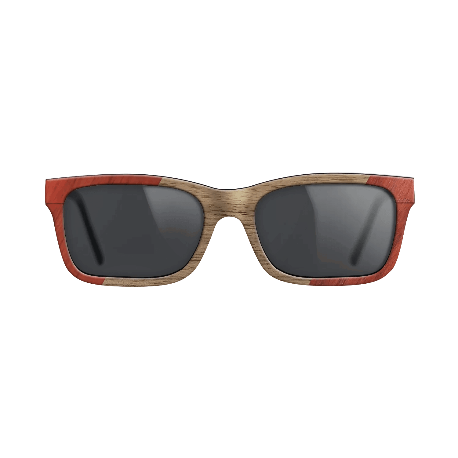 Fumed Oak,Poplar Dyed: Red,Walnut: Straight Grain: Angle Cut - The Sage - Block - SIRIS wood optic