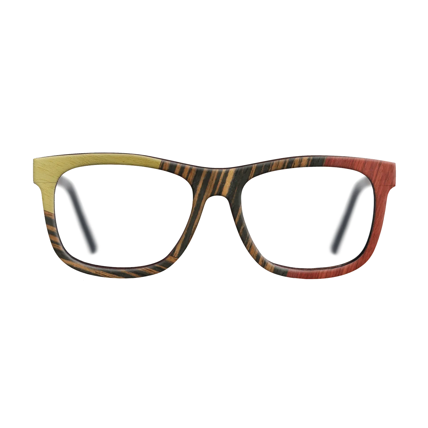 Fumed Oak,Poplar Dyed: Yellow,Poplar Dyed: Red,Italian Ebony: Geometric - The Hero - Square - SIRIS wood optic