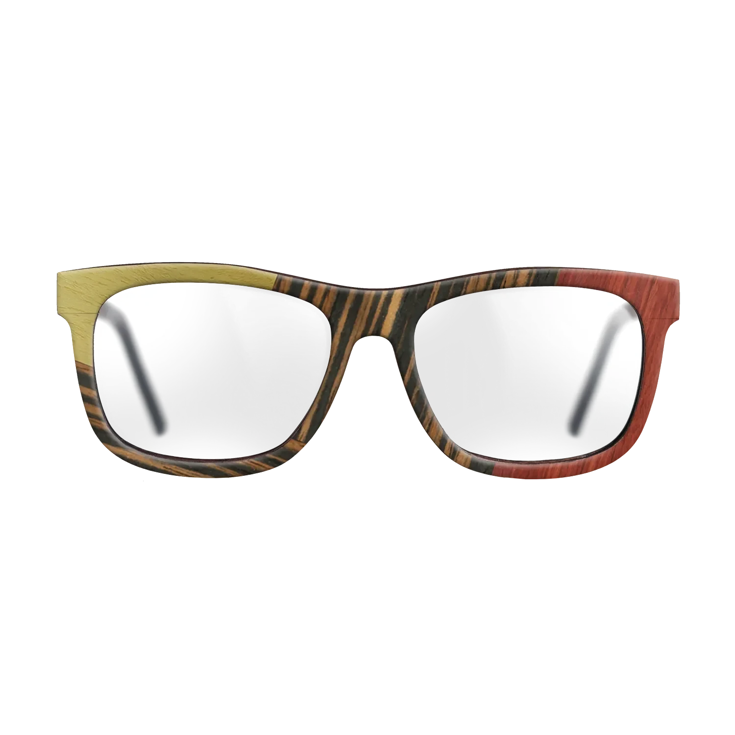 Fumed Oak,Poplar Dyed: Yellow,Poplar Dyed: Red,Italian Ebony: Geometric - The Hero - Square - SIRIS wood optic