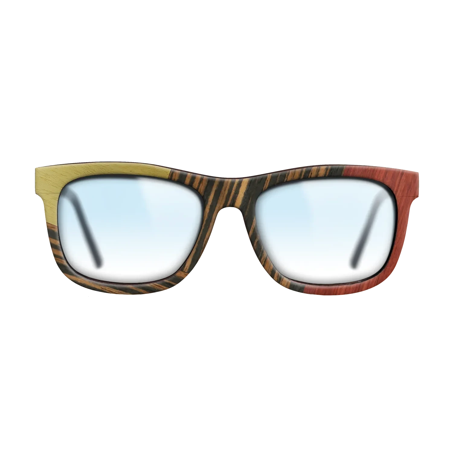 Fumed Oak,Poplar Dyed: Yellow,Poplar Dyed: Red,Italian Ebony: Geometric - The Hero - Square - SIRIS wood optic