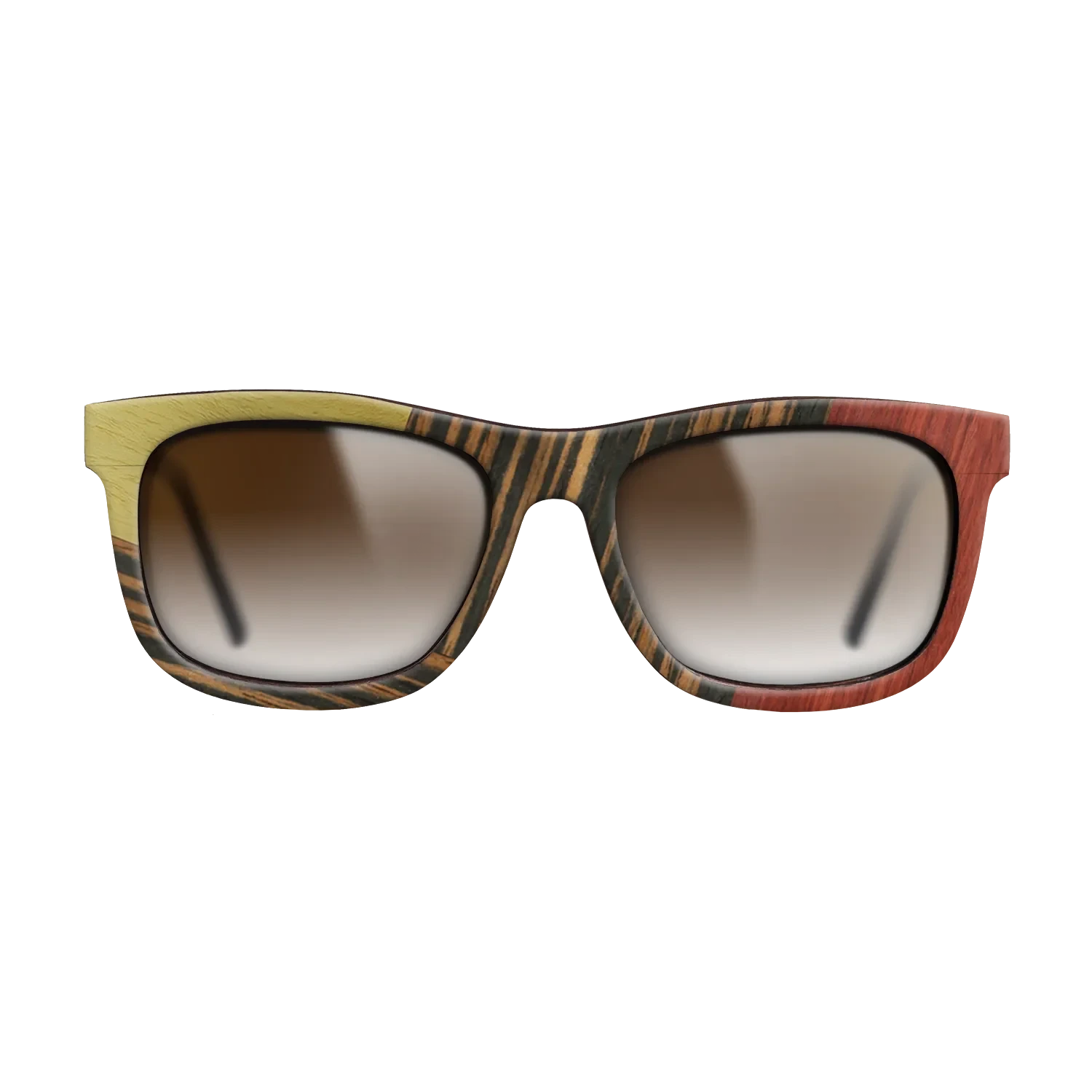 Fumed Oak,Poplar Dyed: Yellow,Poplar Dyed: Red,Italian Ebony: Geometric - The Hero - Square - SIRIS wood optic