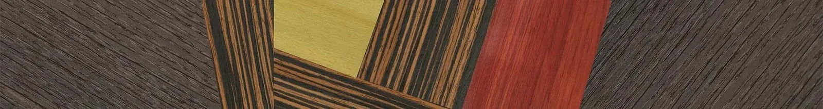 Fumed Oak,Poplar Dyed: Yellow,Poplar Dyed: Red,Italian Ebony: Geometric - The Maiden - Cat - SIRIS wood optic