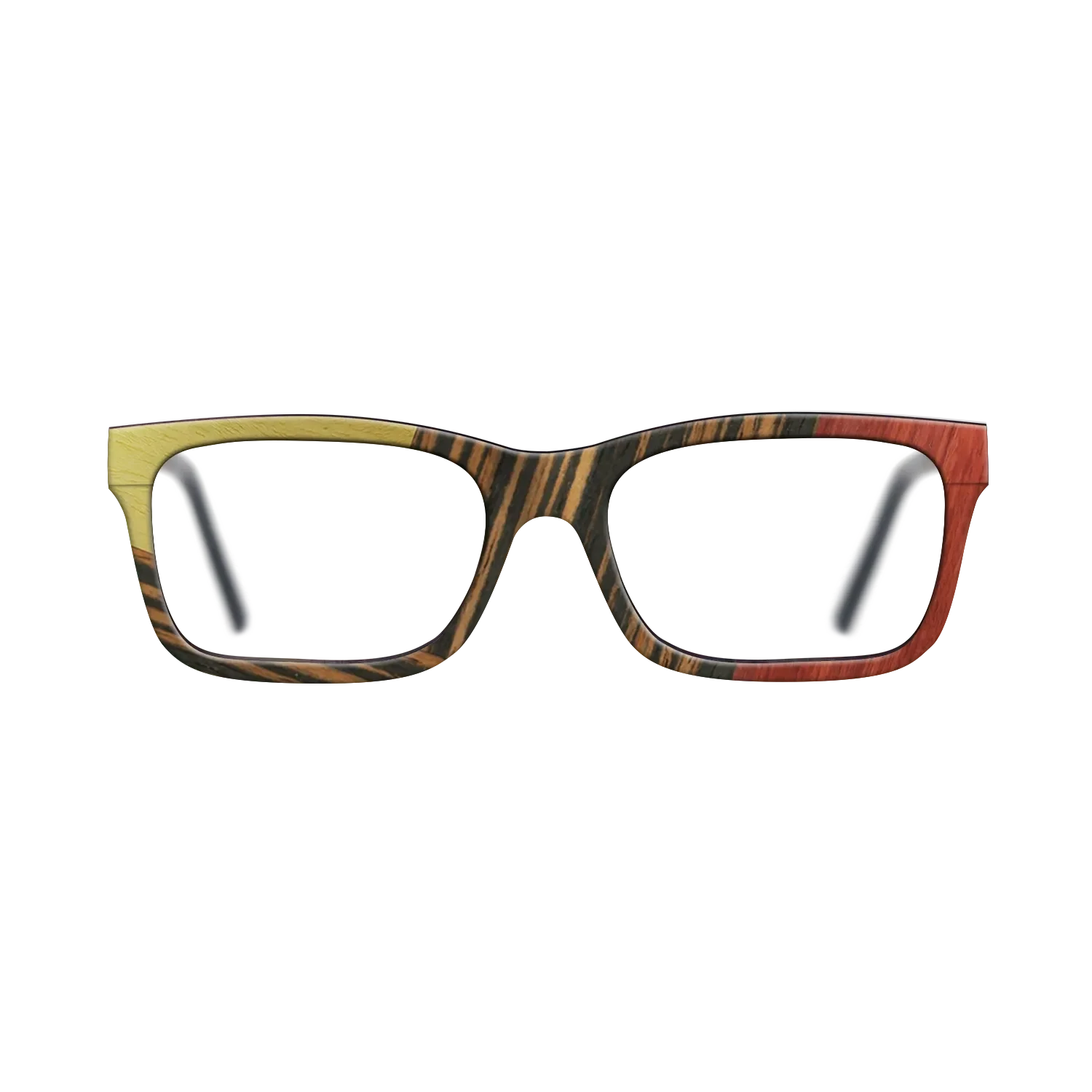 Fumed Oak,Poplar Dyed: Yellow,Poplar Dyed: Red,Italian Ebony: Geometric - The Sage - Block - SIRIS wood optic