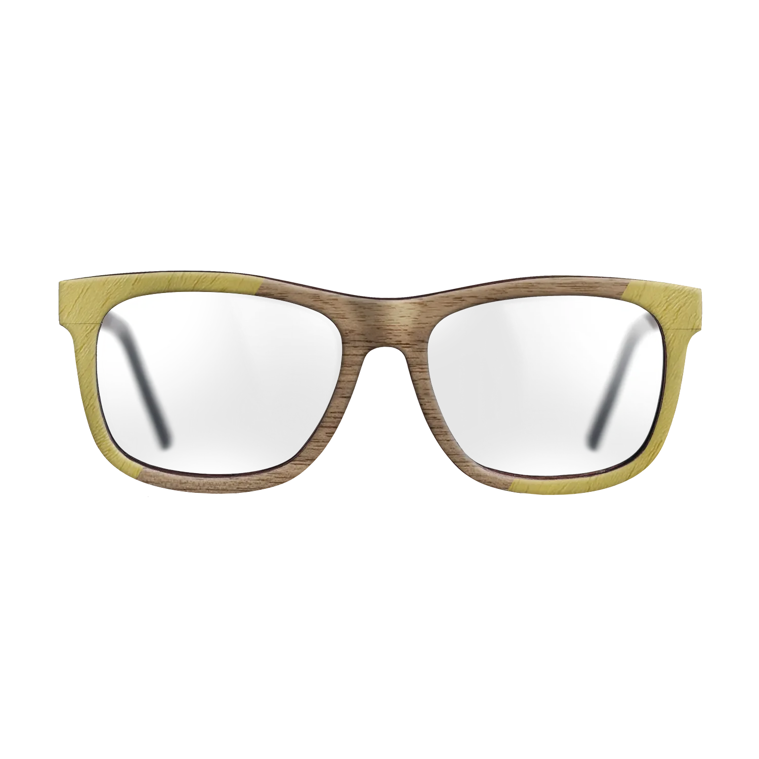 Fumed Oak,Poplar Dyed: Yellow,Walnut: Straight Grain: Angle Cut - The Hero - Square - 1518 - SIRIS wood optic