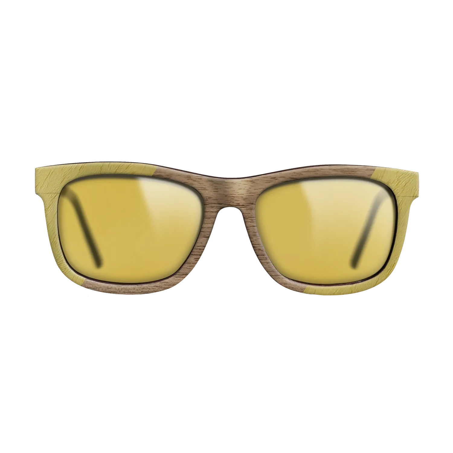 Fumed Oak,Poplar Dyed: Yellow,Walnut: Straight Grain: Angle Cut - The Hero - Square - 1518 - SIRIS wood optic