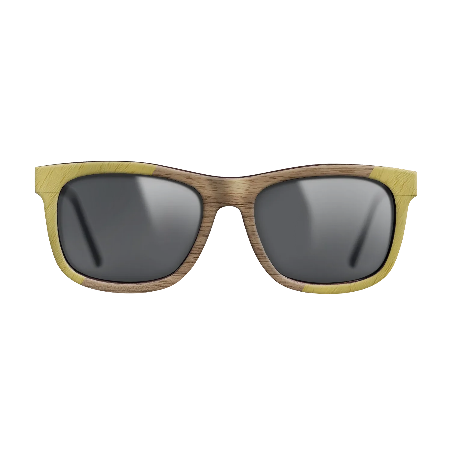 Fumed Oak,Poplar Dyed: Yellow,Walnut: Straight Grain: Angle Cut - The Hero - Square - 1518 - SIRIS wood optic