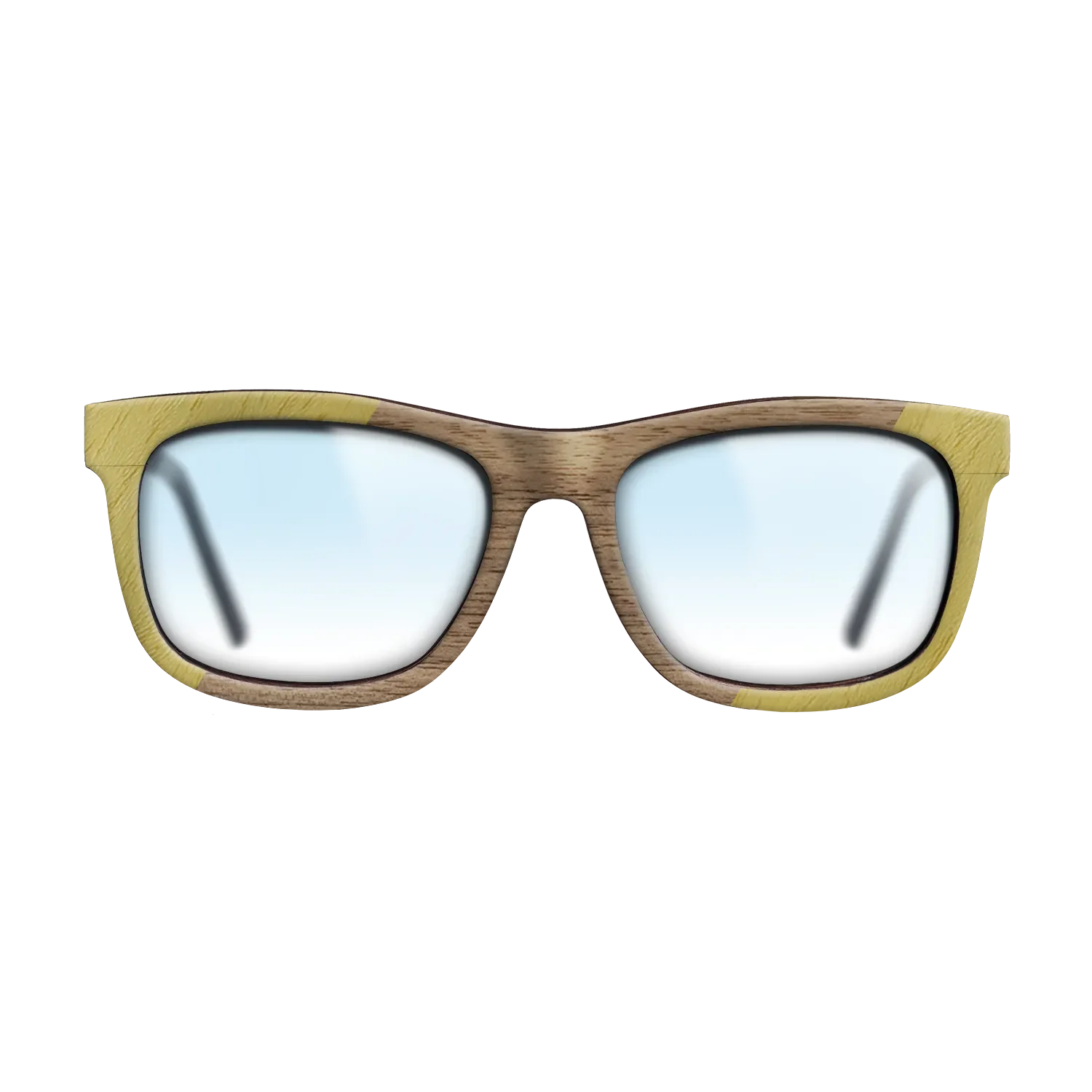 Fumed Oak,Poplar Dyed: Yellow,Walnut: Straight Grain: Angle Cut - The Hero - Square - 1518 - SIRIS wood optic