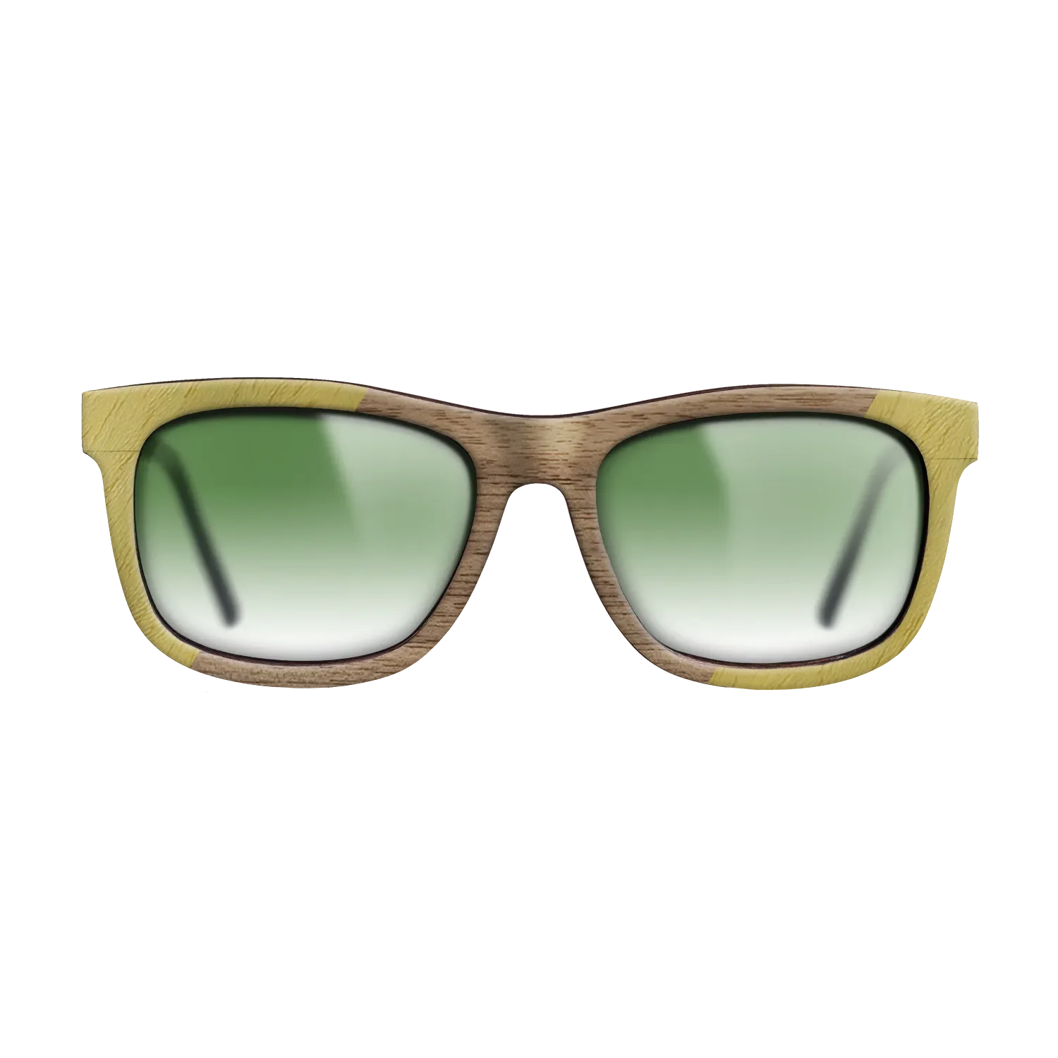 Fumed Oak,Poplar Dyed: Yellow,Walnut: Straight Grain: Angle Cut - The Hero - Square - 1518 - SIRIS wood optic