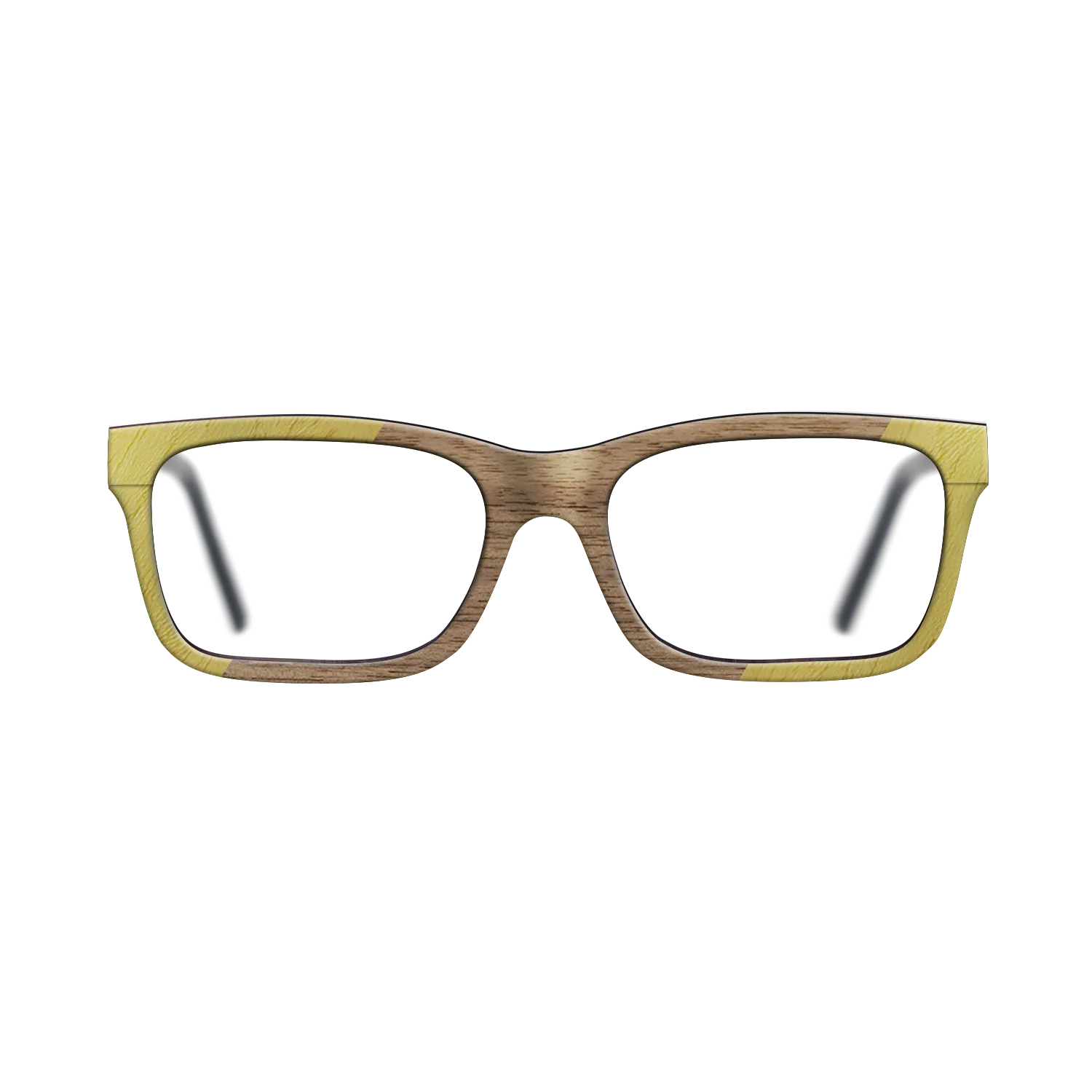 Fumed Oak,Poplar Dyed: Yellow,Walnut: Straight Grain: Angle Cut - The Sage - Rectangle - 1518 - SIRIS wood optic