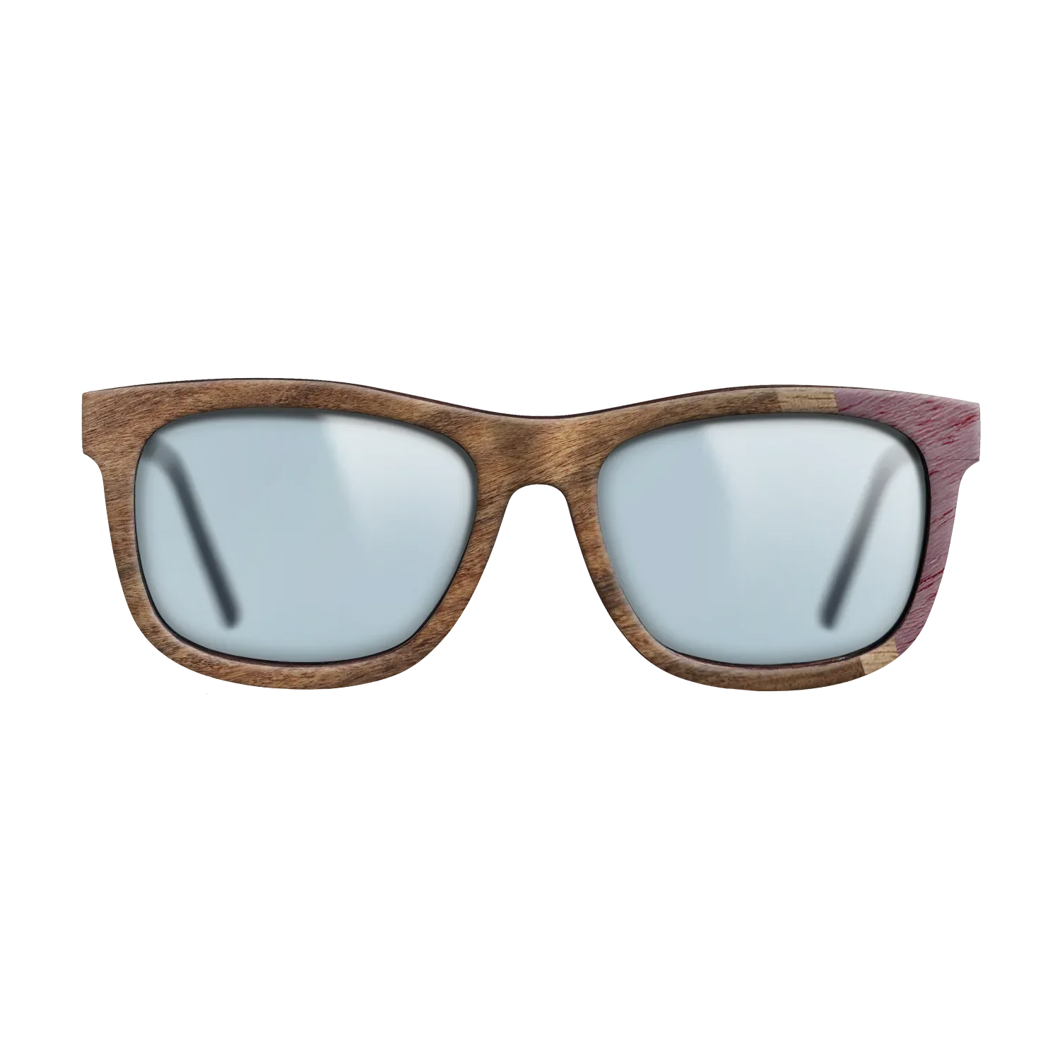 Fumed Oak,Purpleheart,Walnut: Straight Grain,Santos Rosewood Dark: Wedge - The Hero - Square - 727 - SIRIS wood optic