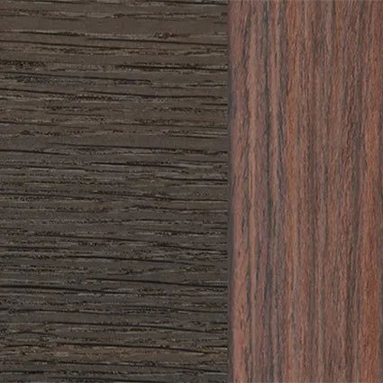 Fumed Oak, Reconstituted Rosewood: DiCut - The Hero - Square - SIRIS wood optic