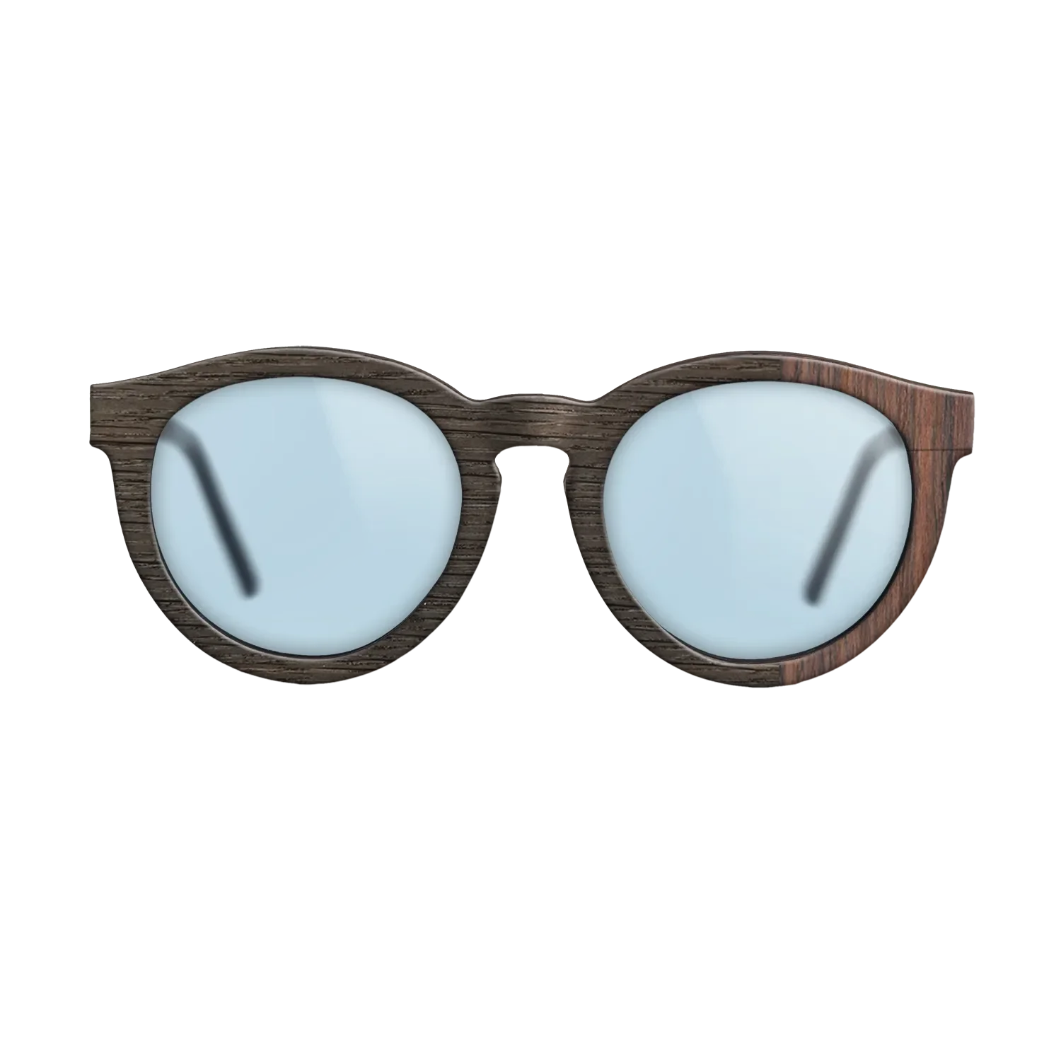 Fumed Oak, Reconstituted Rosewood: DiCut - The Rebel - Round - SIRIS wood optic