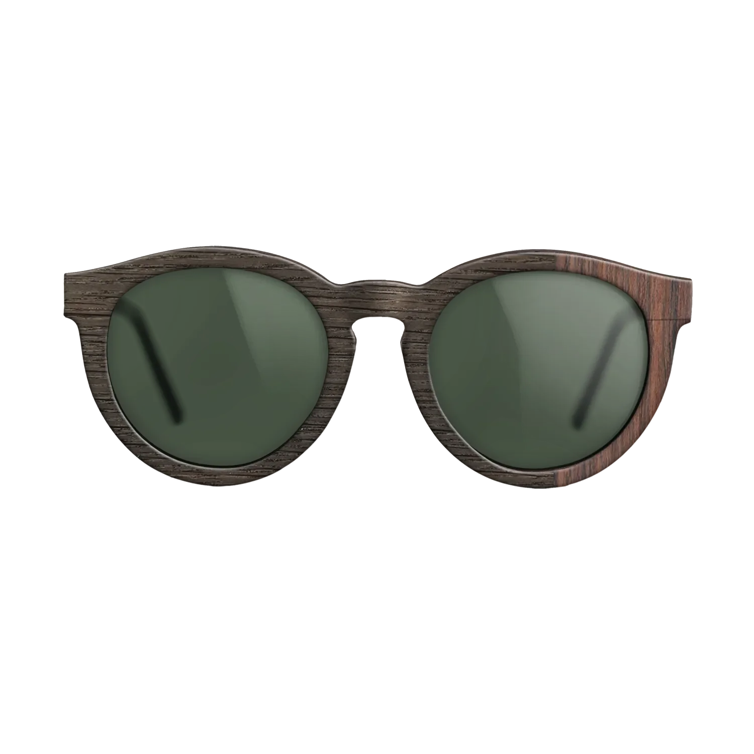 Fumed Oak, Reconstituted Rosewood: DiCut - The Rebel - Round - SIRIS wood optic