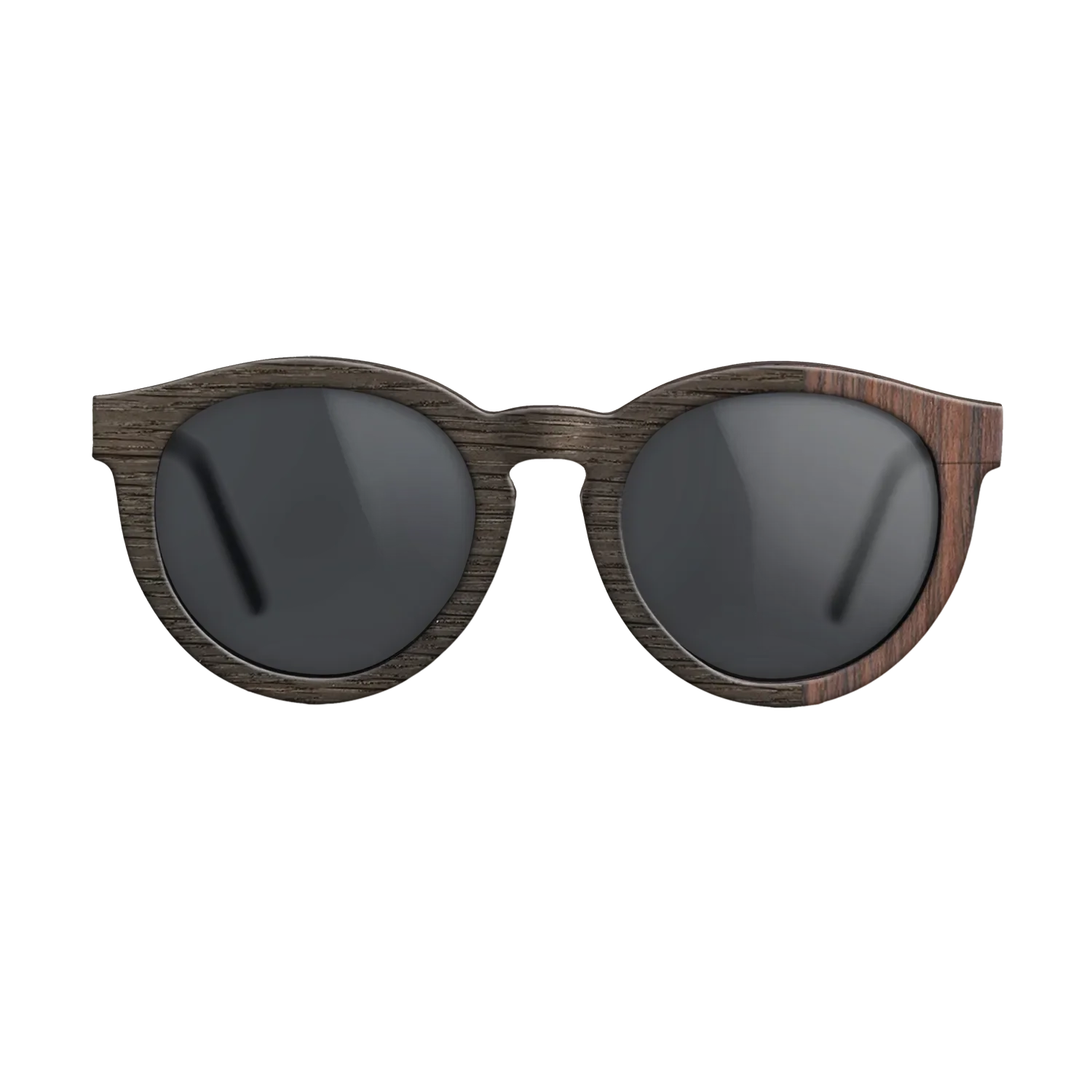 Fumed Oak, Reconstituted Rosewood: DiCut - The Rebel - Round - SIRIS wood optic