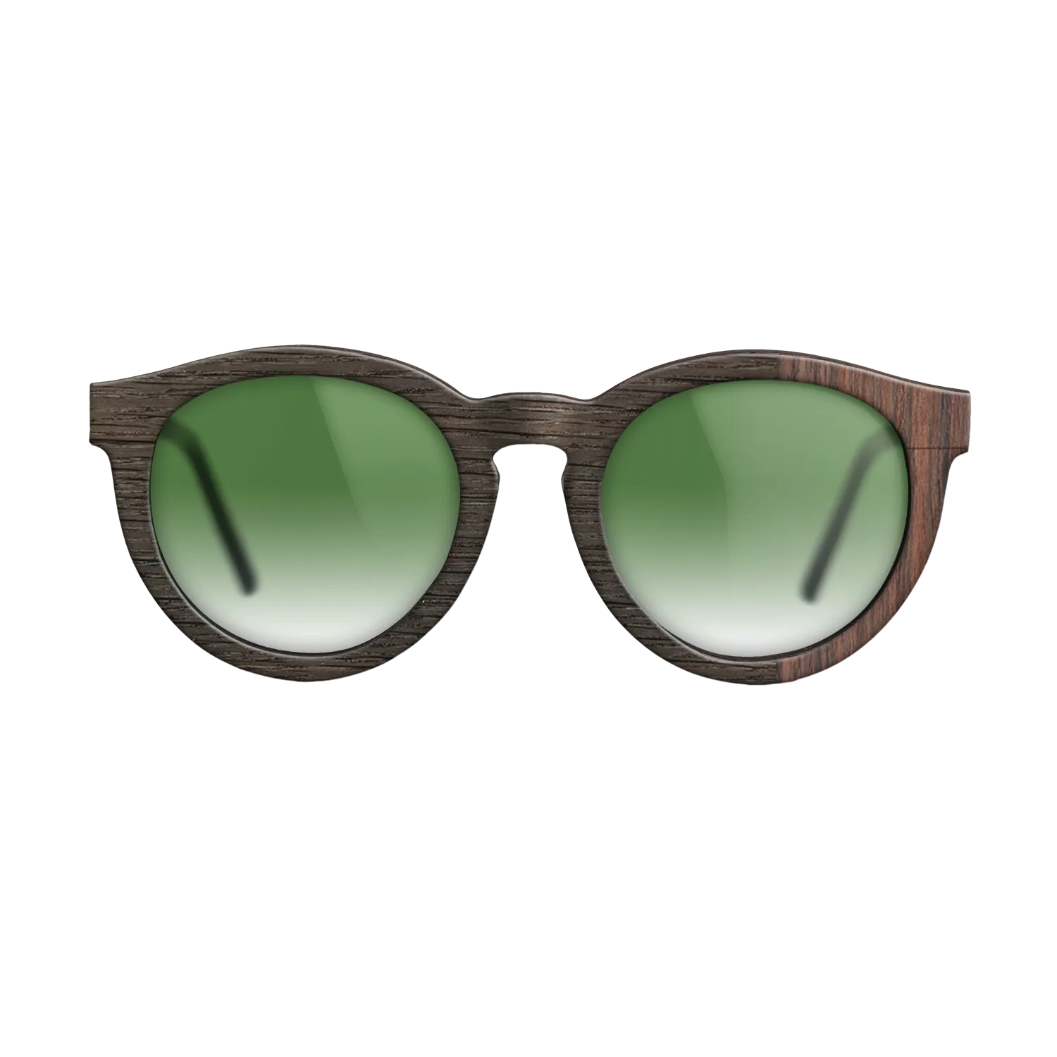 Fumed Oak, Reconstituted Rosewood: DiCut - The Rebel - Round - SIRIS wood optic