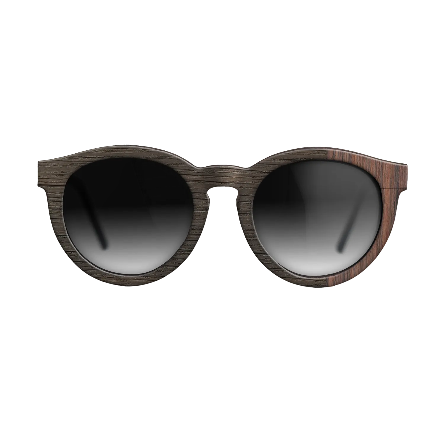 Fumed Oak, Reconstituted Rosewood: DiCut - The Rebel - Round - SIRIS wood optic