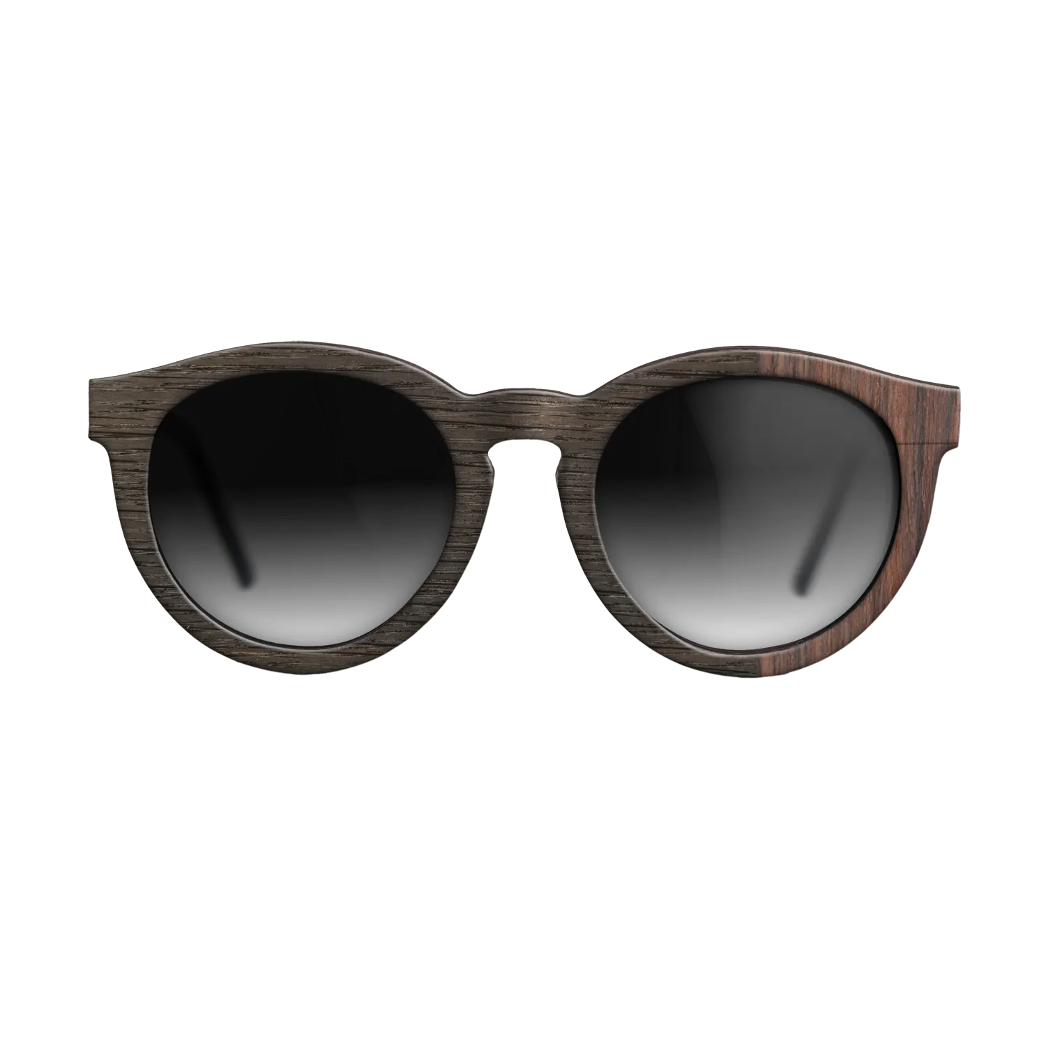 Fumed Oak,Rosewood Reconstituted: Bauhaus - The Rebel - Round - SIRIS wood optic