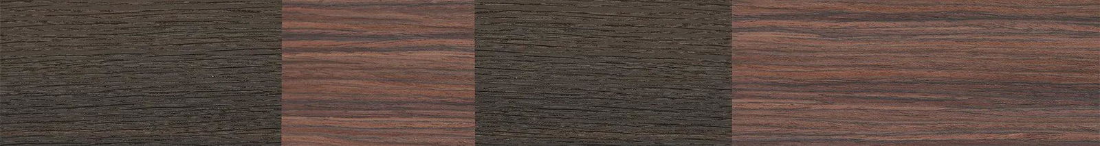 Fumed Oak,Rosewood Reconstituted: Binary - The Rebel - Round - SIRIS wood optic
