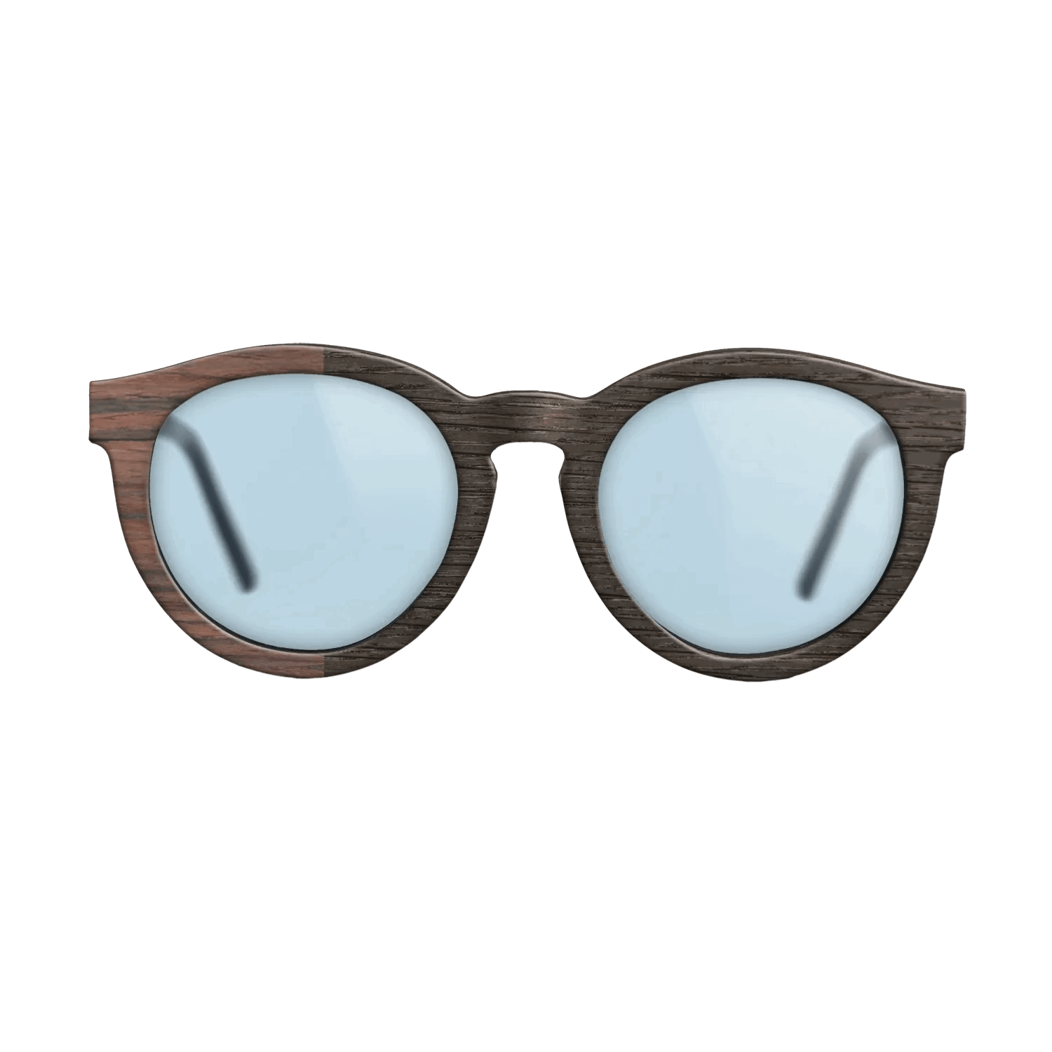 Fumed Oak,Rosewood Reconstituted: Binary - The Rebel - Round - SIRIS wood optic