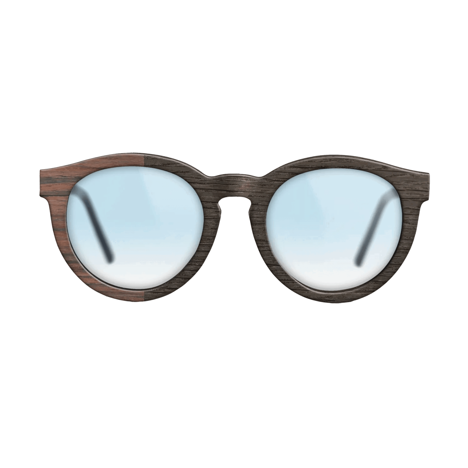 Fumed Oak,Rosewood Reconstituted: Binary - The Rebel - Round - SIRIS wood optic