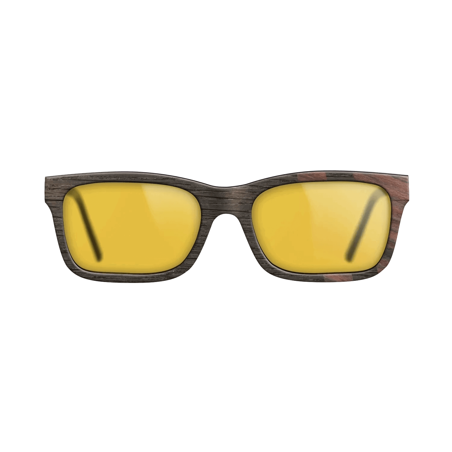 Fumed Oak,Rosewood Reconstituted: Splice - The Sage - Rectangle - SIRIS wood optic