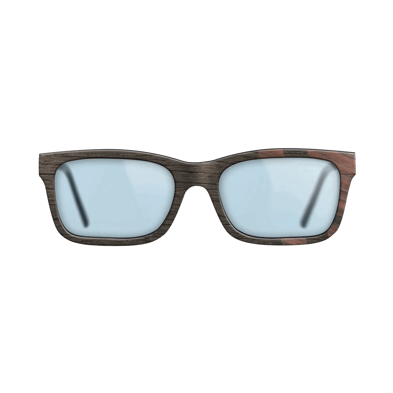 Fumed Oak,Rosewood Reconstituted: Splice - The Sage - Rectangle - SIRIS wood optic