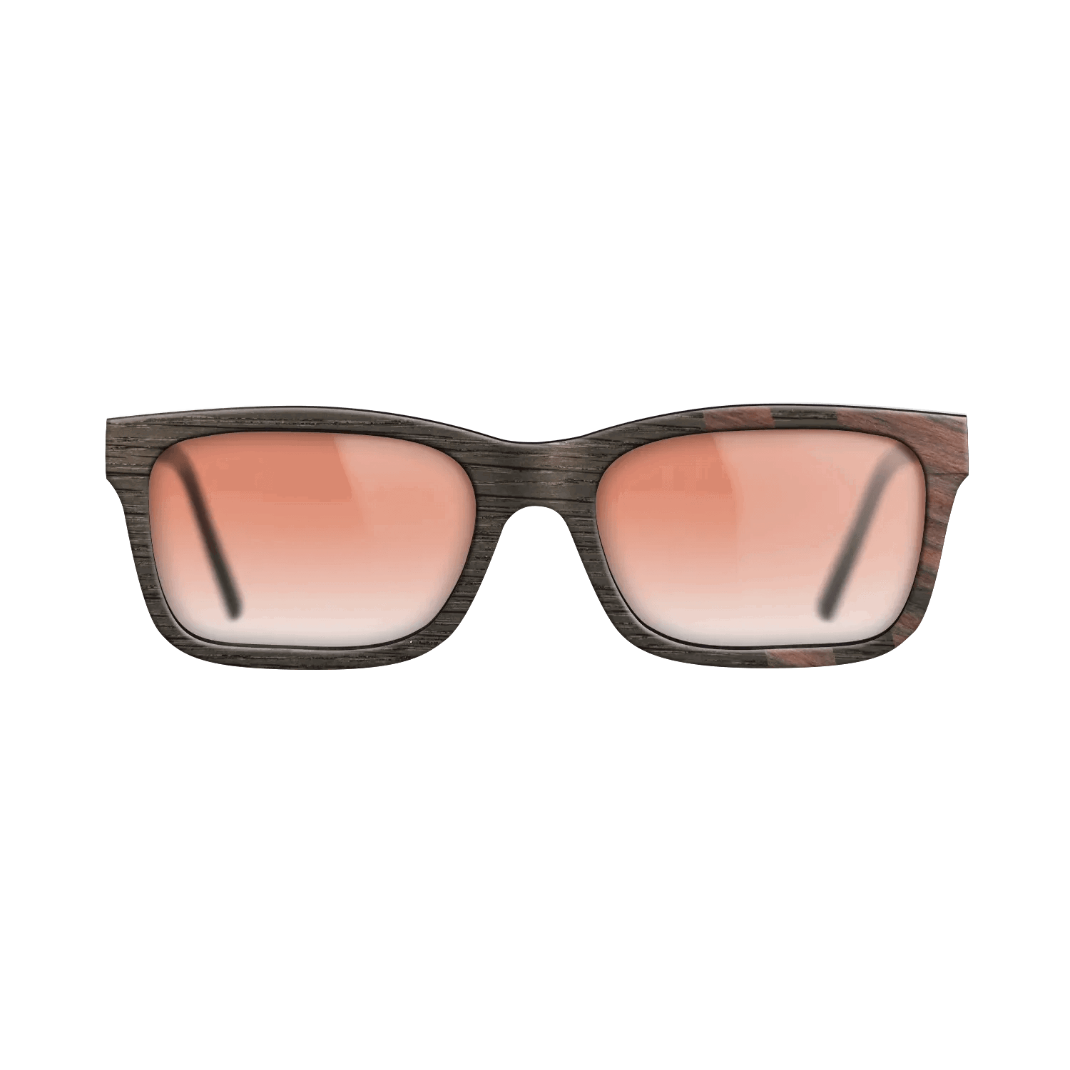 Fumed Oak,Rosewood Reconstituted: Splice - The Sage - Rectangle - SIRIS wood optic