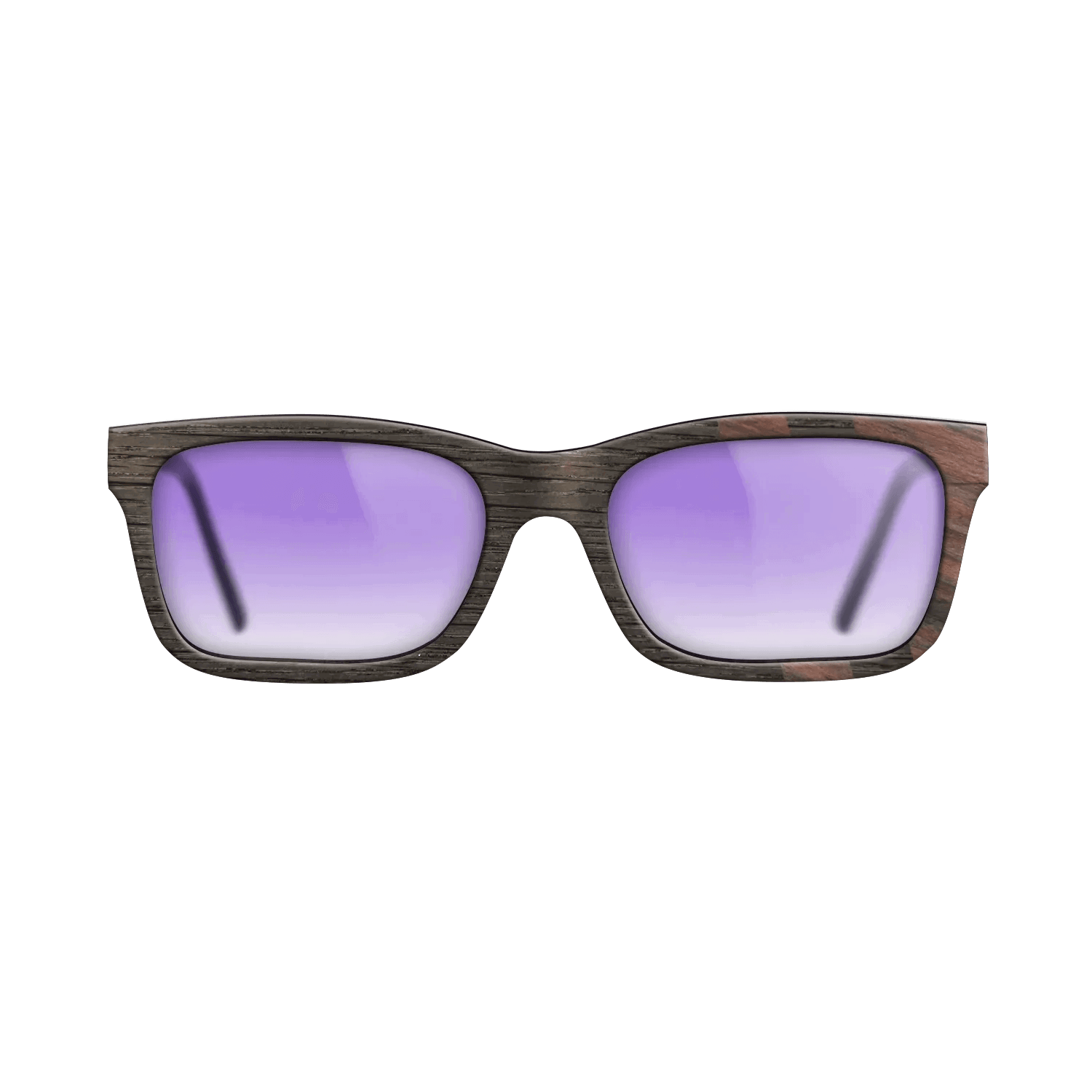 Fumed Oak,Rosewood Reconstituted: Splice - The Sage - Rectangle - SIRIS wood optic