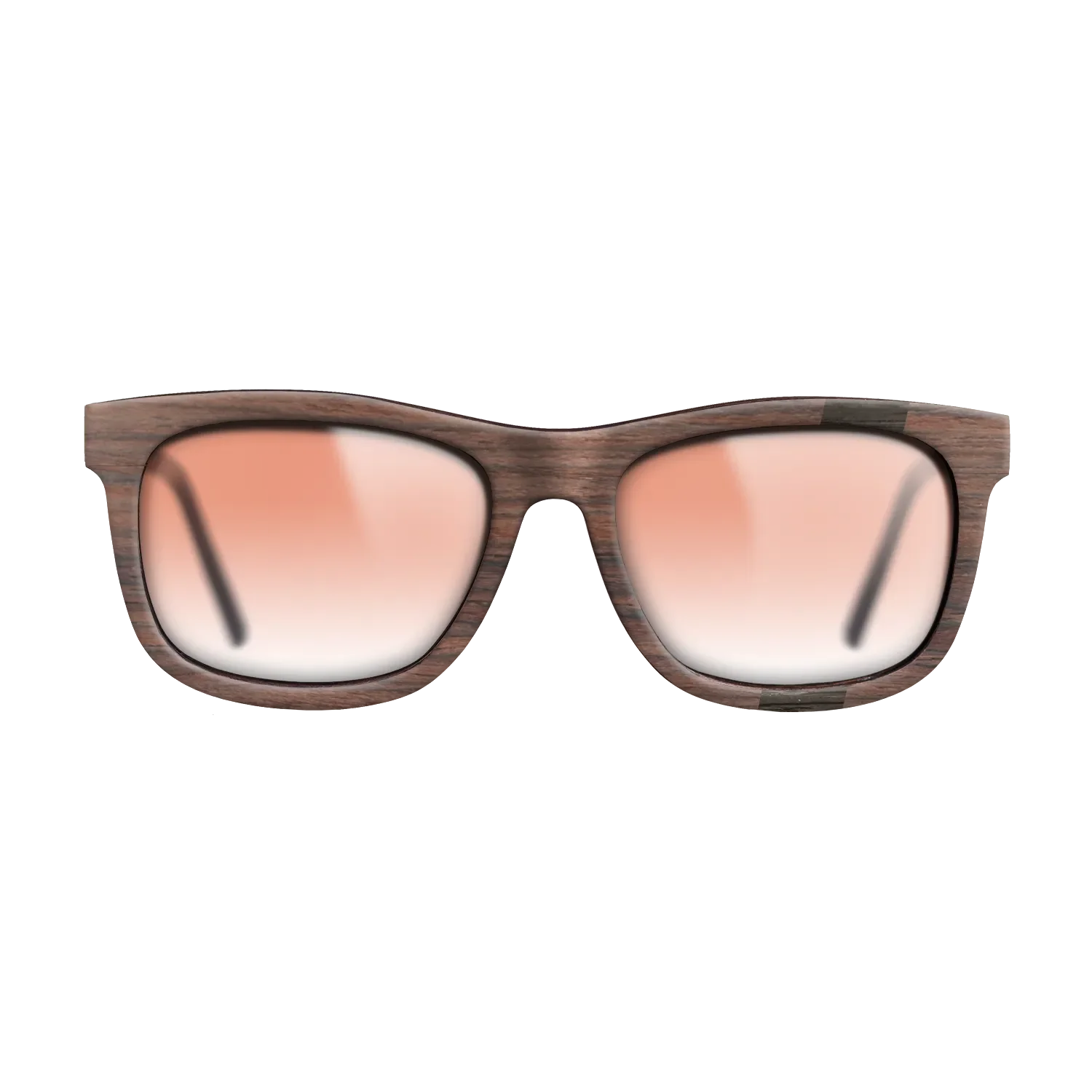 Fumed Oak,Rosewood Reconstituted: Wedge - The Hero - Square - SIRIS wood optic