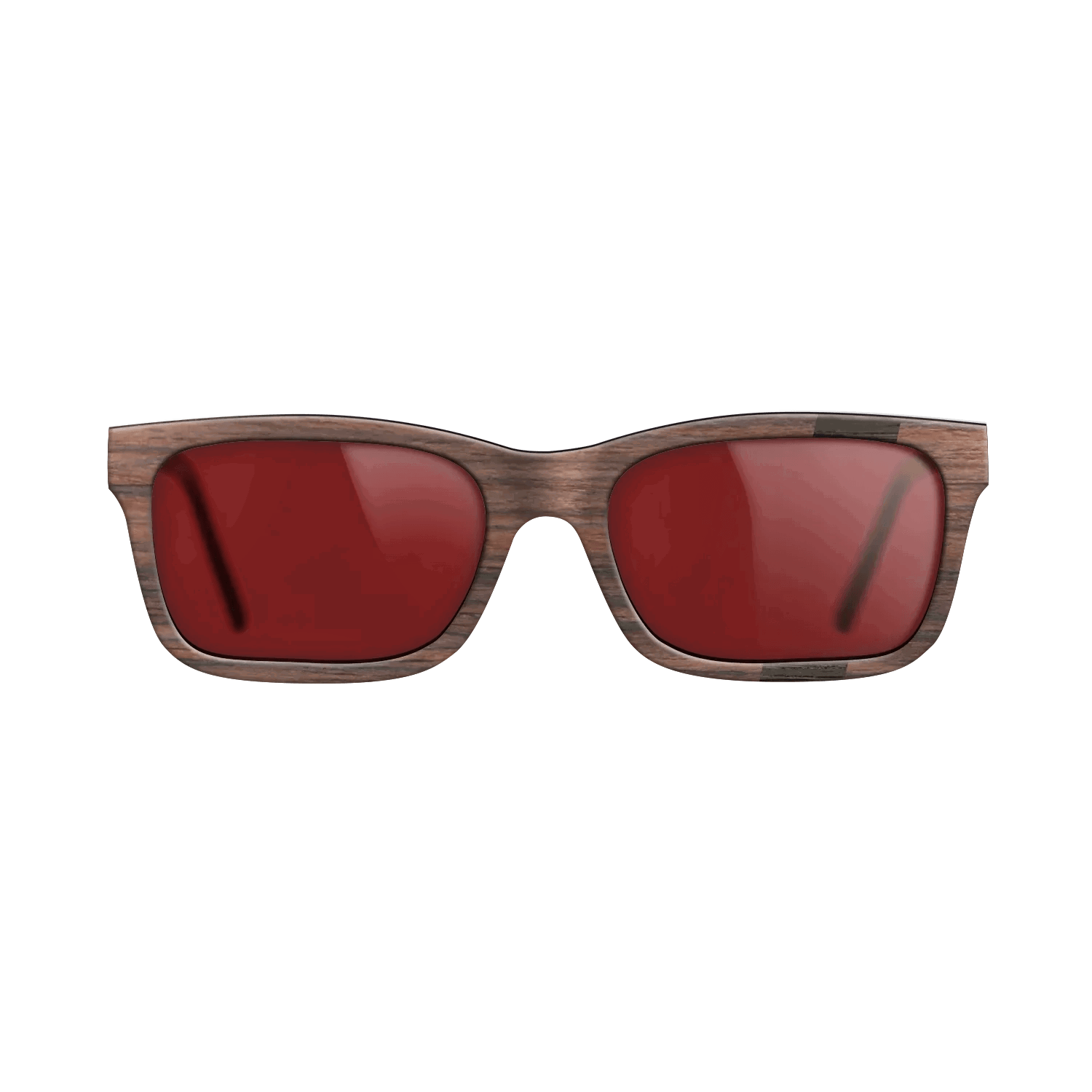 Fumed Oak,Rosewood Reconstituted: Wedge - The Sage - Rectangle - SIRIS wood optic