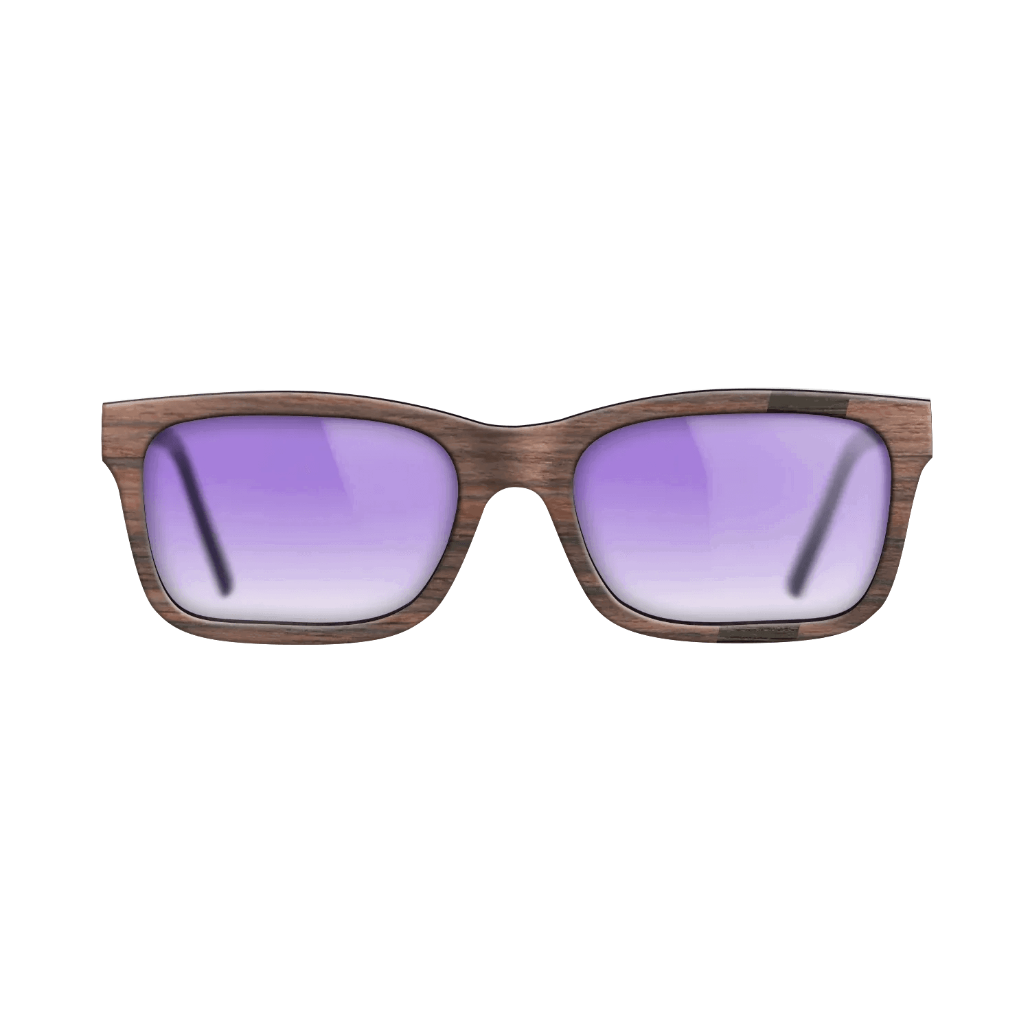 Fumed Oak,Rosewood Reconstituted: Wedge - The Sage - Rectangle - SIRIS wood optic