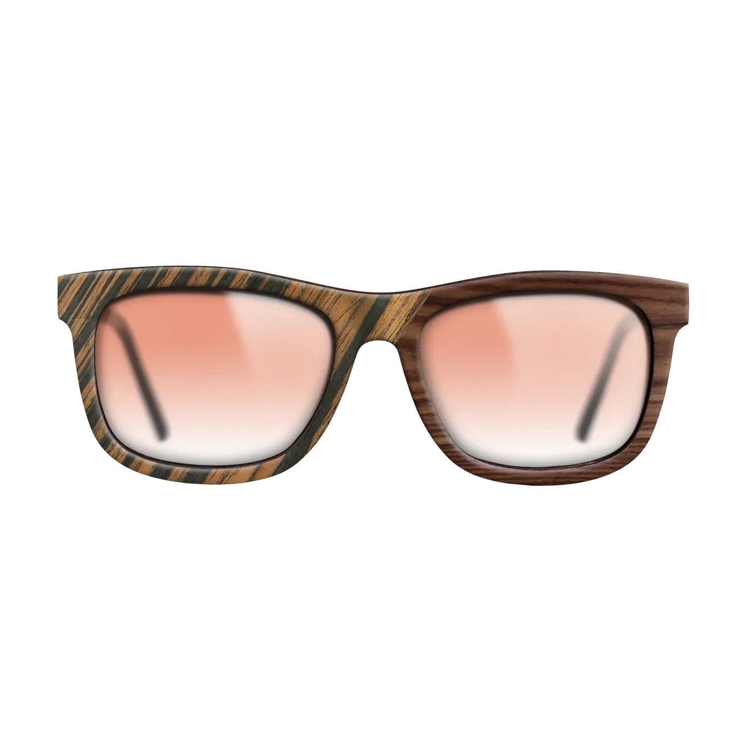 Fumed Oak,Royal White Ebony,Kingwood,Olive Burl,Italian Ebony: Geometric - The Hero - Square - SIRIS wood optic
