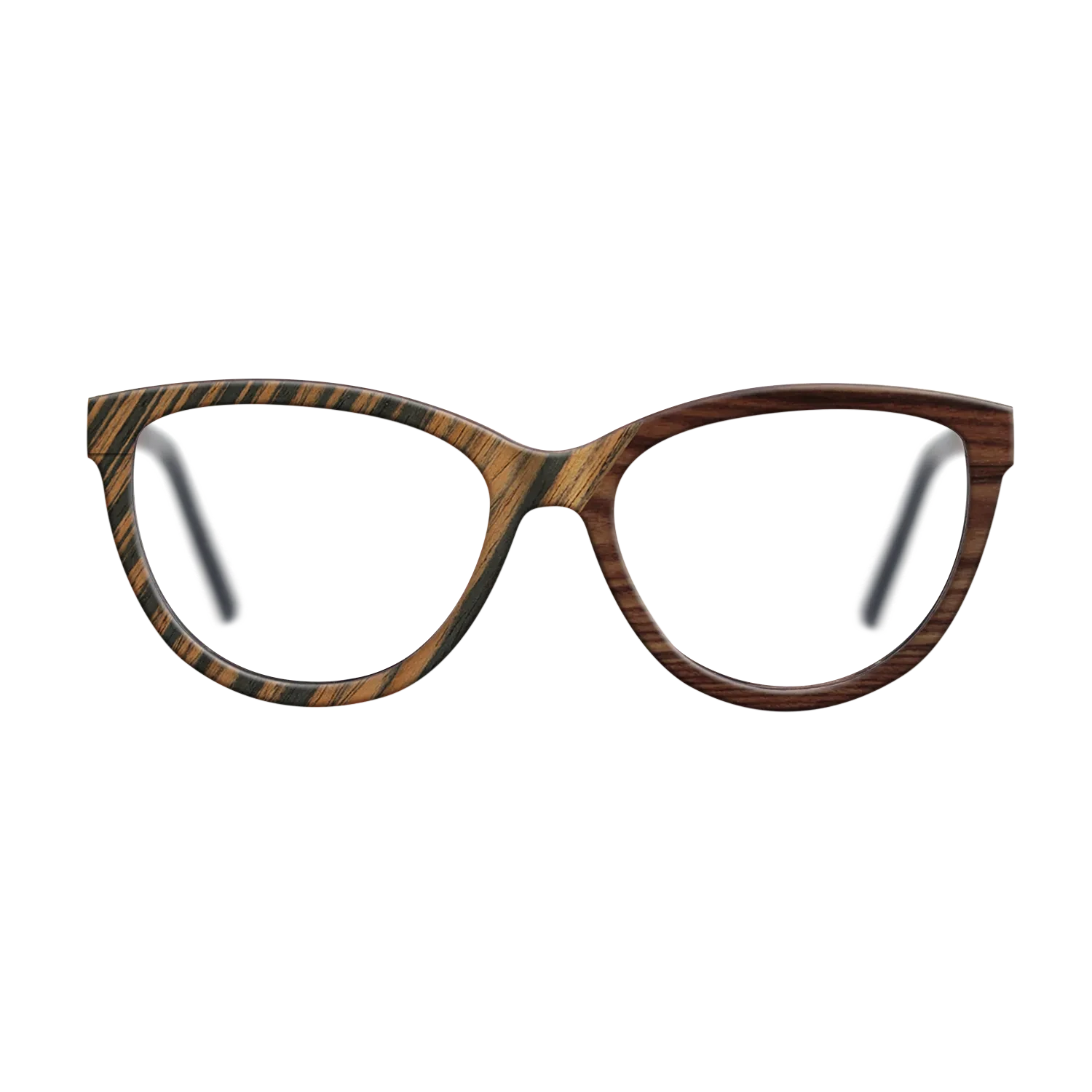 Fumed Oak,Royal White Ebony,Kingwood,Olive Burl,Italian Ebony: Geometric - The Maiden - Cat - SIRIS wood optic