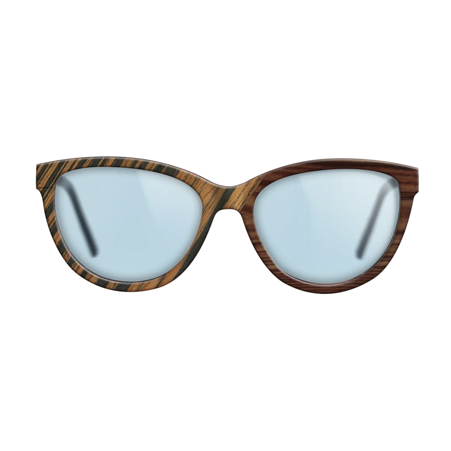 Fumed Oak,Royal White Ebony,Kingwood,Olive Burl,Italian Ebony: Geometric - The Maiden - Cat - SIRIS wood optic