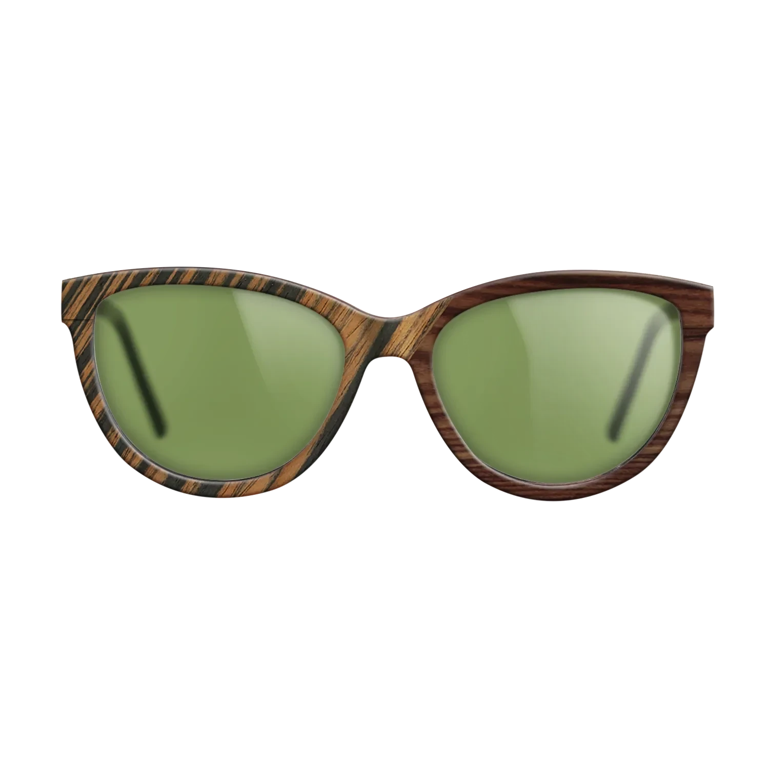 Fumed Oak,Royal White Ebony,Kingwood,Olive Burl,Italian Ebony: Geometric - The Maiden - Cat - SIRIS wood optic