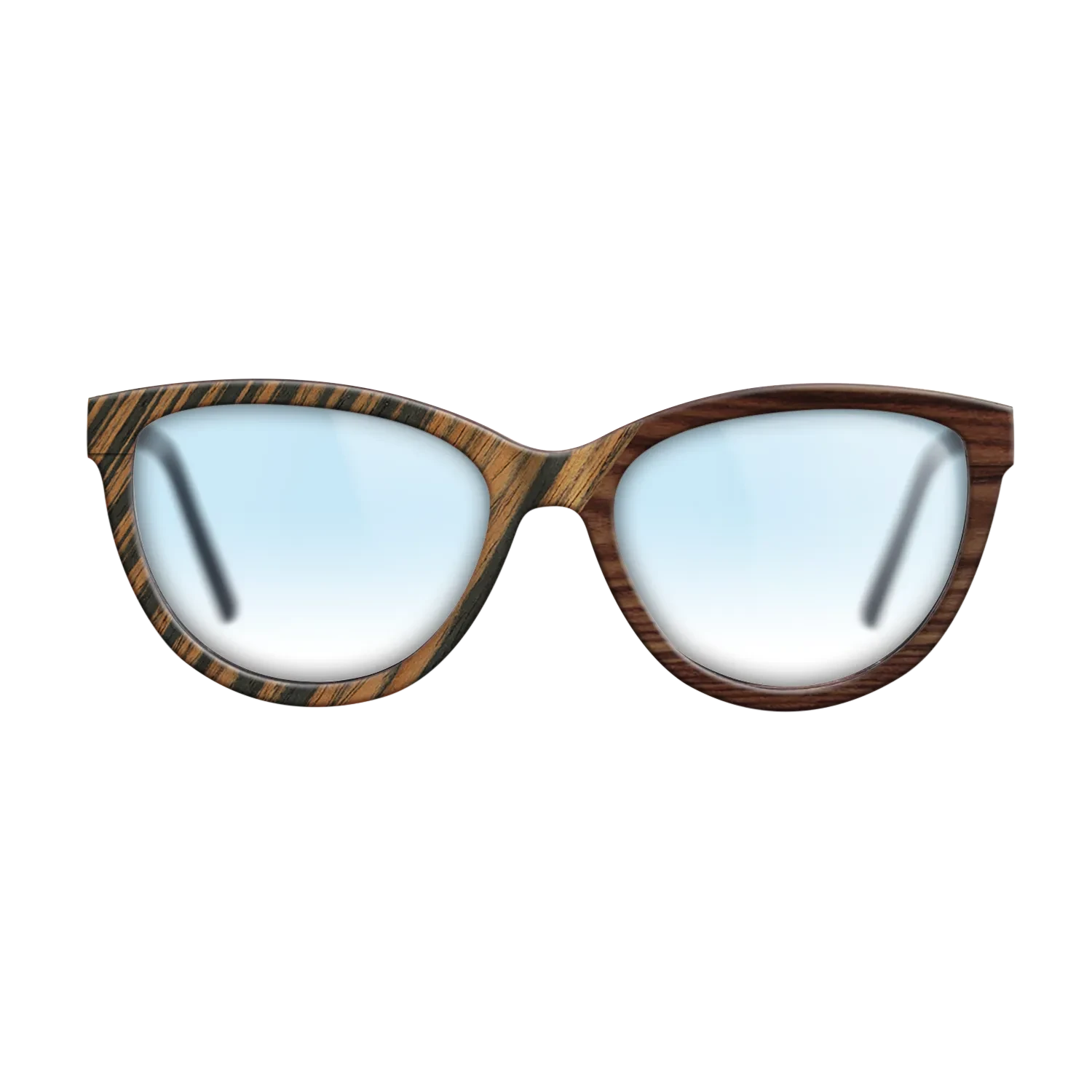 Fumed Oak,Royal White Ebony,Kingwood,Olive Burl,Italian Ebony: Geometric - The Maiden - Cat - SIRIS wood optic