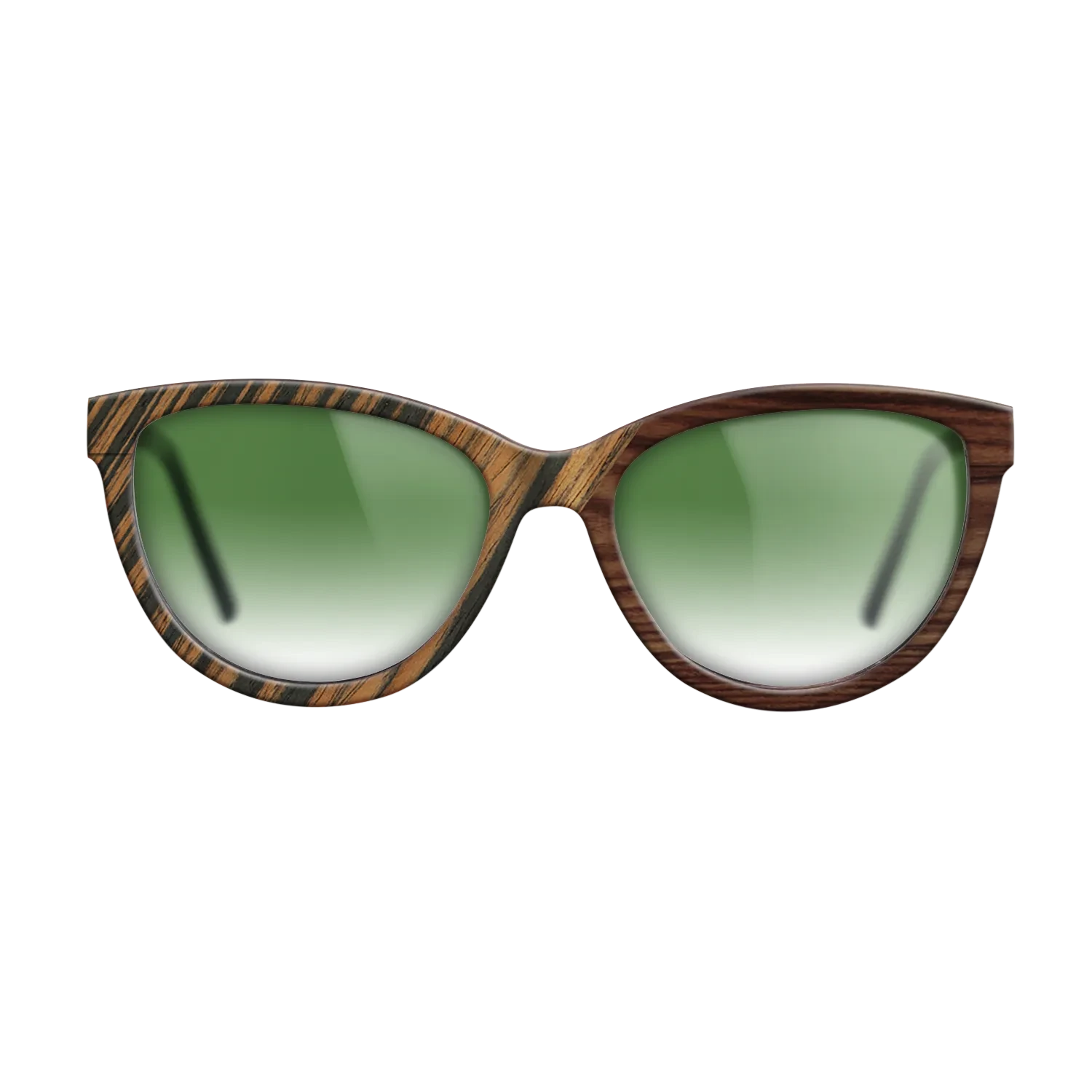 Fumed Oak,Royal White Ebony,Kingwood,Olive Burl,Italian Ebony: Geometric - The Maiden - Cat - SIRIS wood optic