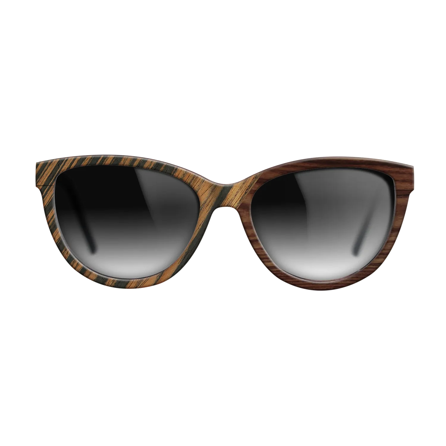 Fumed Oak,Royal White Ebony,Kingwood,Olive Burl,Italian Ebony: Geometric - The Maiden - Cat - SIRIS wood optic