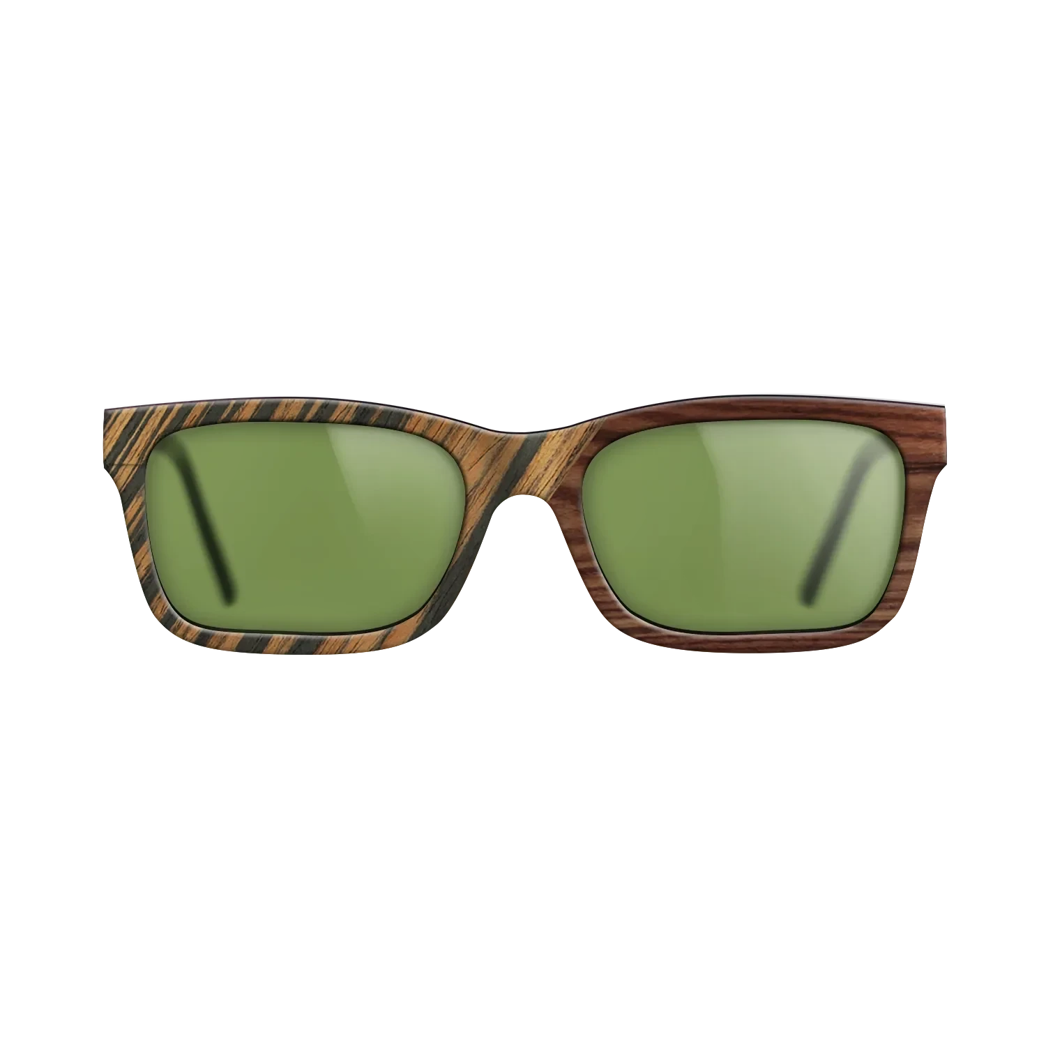 Fumed Oak,Royal White Ebony,Kingwood,Olive Burl,Italian Ebony: Geometric - The Sage - Block - SIRIS wood optic