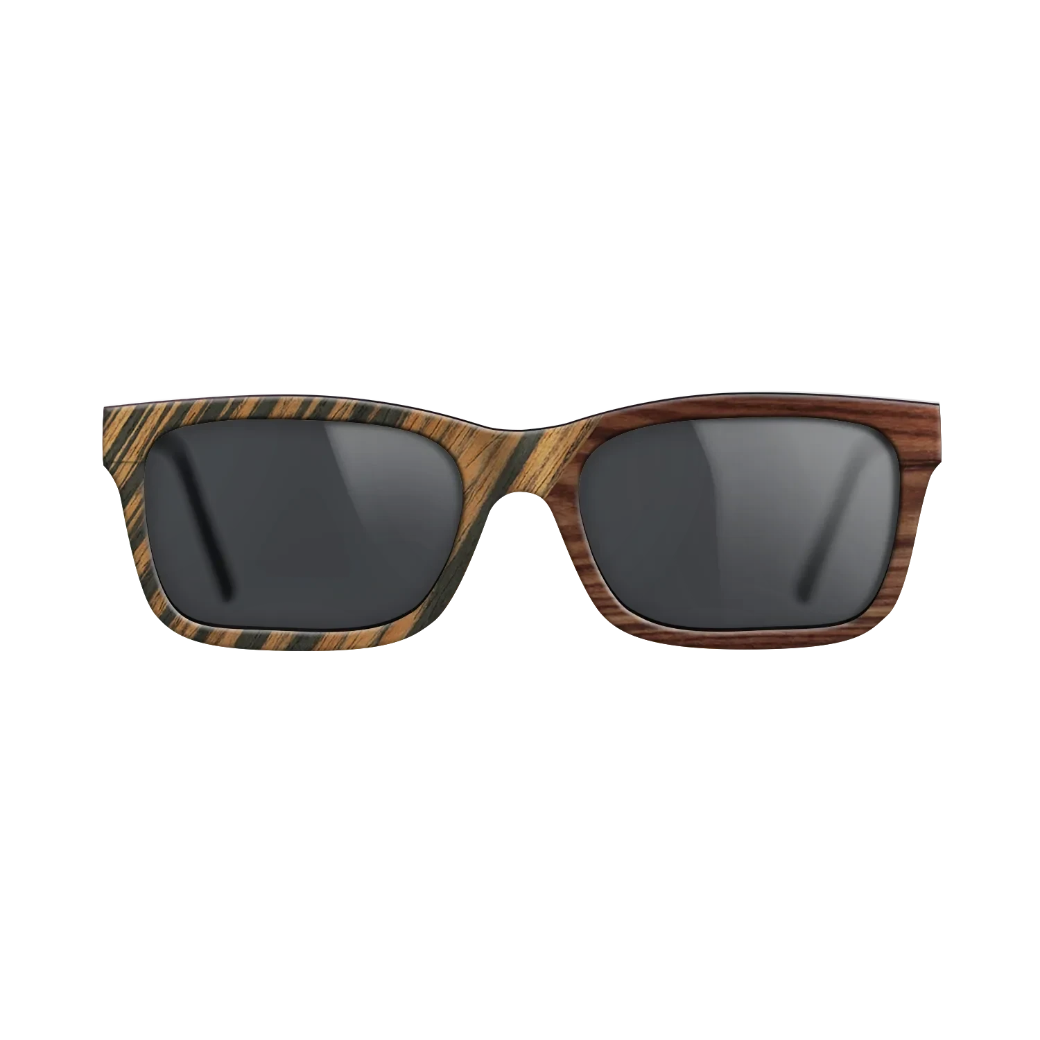 Fumed Oak,Royal White Ebony,Kingwood,Olive Burl,Italian Ebony: Geometric - The Sage - Block - SIRIS wood optic