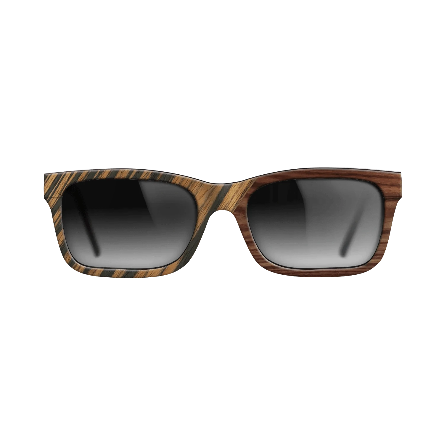 Fumed Oak,Royal White Ebony,Kingwood,Olive Burl,Italian Ebony: Geometric - The Sage - Block - SIRIS wood optic