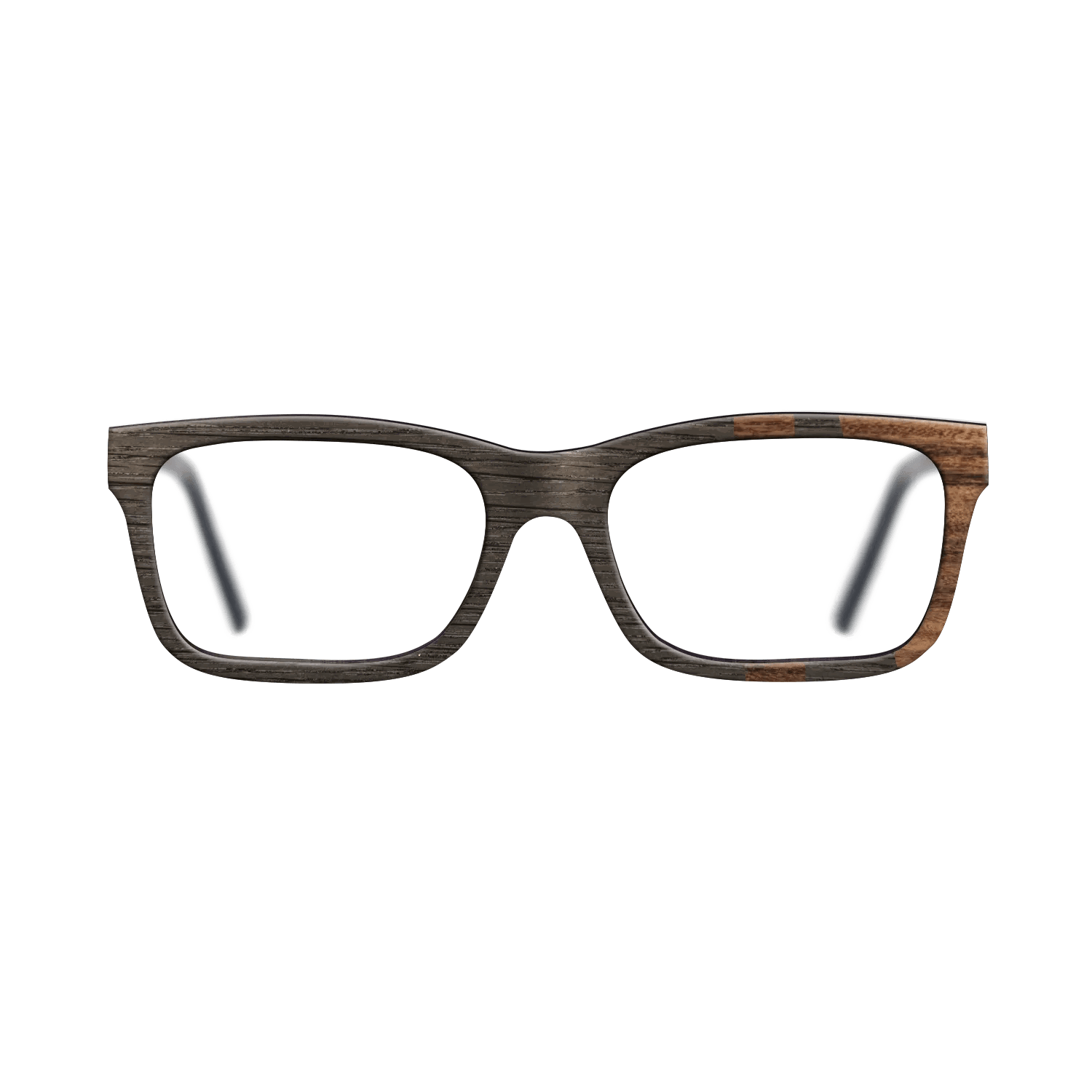 Fumed Oak,Santos Rosewood Dark: Bauhaus - The Sage - Rectangle - SIRIS wood optic