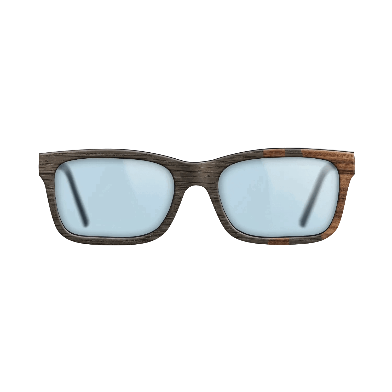 Fumed Oak,Santos Rosewood Dark: Bauhaus - The Sage - Rectangle - SIRIS wood optic