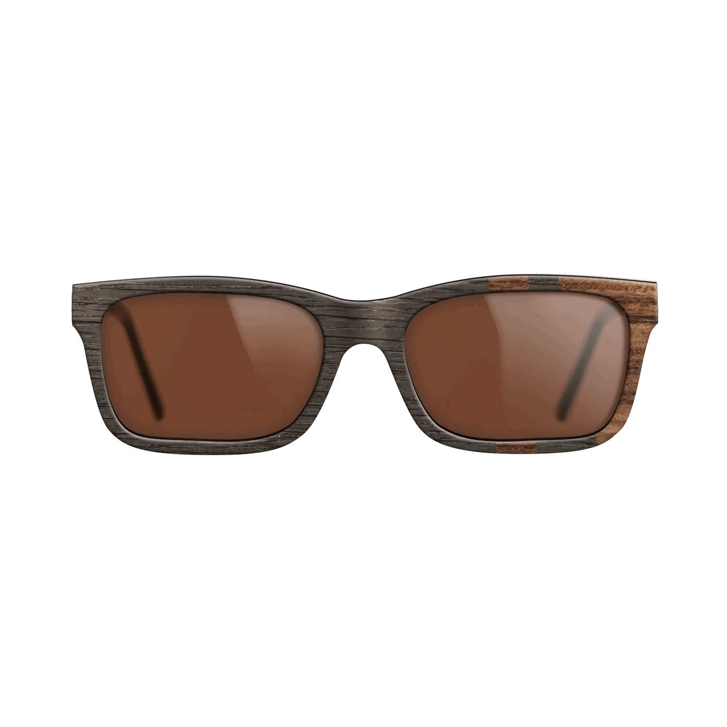 Fumed Oak,Santos Rosewood Dark: Bauhaus - The Sage - Rectangle - SIRIS wood optic