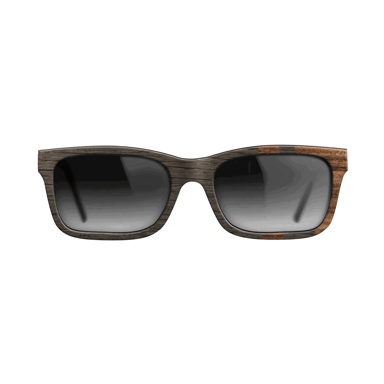 Fumed Oak,Santos Rosewood Dark: Bauhaus - The Sage - Rectangle - SIRIS wood optic
